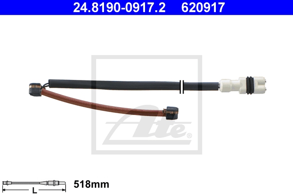 ATE Bremsensatz, Scheibenbremse ijzjsgh8j0 Vorderachse belüftet 298mm 28mm für PORSCHE