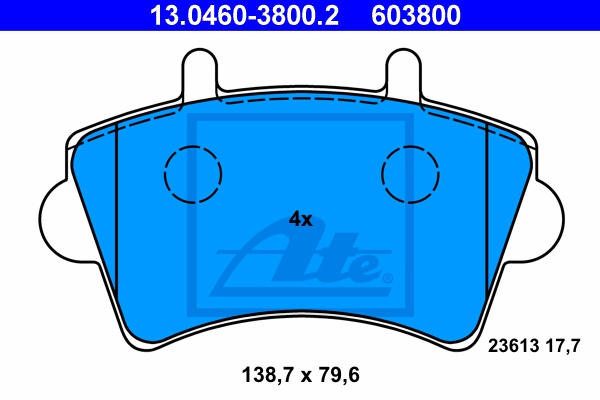 ATE Bremsensatz, Scheibenbremse ijzjsghn90 Vorderachse belüftet 305mm 28mm für OPEL VAUXHALL RENAULT NISSAN