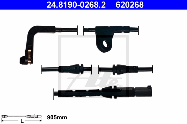 ATE Bremsensatz, Scheibenbremse ijzjsgjbg7 Vorderachse belüftet 348mm 29mm für BMW
