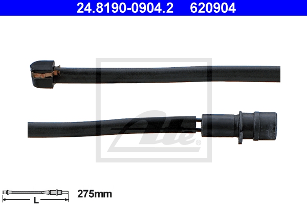 ATE Bremsensatz, Scheibenbremse ijzjsgkn54 Hinterachse belüftet 290mm 24mm für PORSCHE