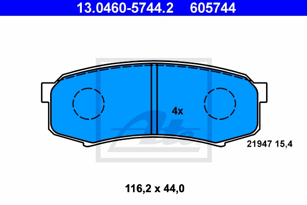 ATE Bremsensatz, Scheibenbremse sg000009av Vorderachse belüftet 313mm 32mm für TOYOTA LEXUS MITSUBISHI