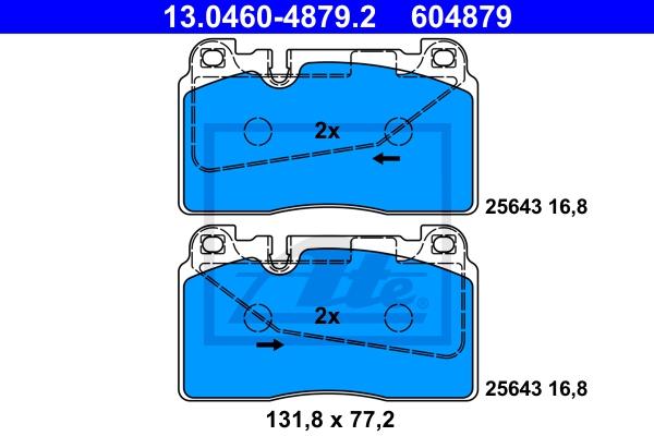 ATE Bremsensatz, Scheibenbremse sg00000ch6 Vorderachse belüftet 345mm 30mm für PORSCHE VAG