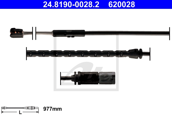 ATE Bremsensatz, Scheibenbremse sg00000cw4 Hinterachse belüftet 348mm 29mm für BMW