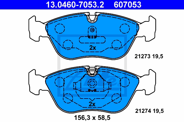 ATE Bremsensatz, Scheibenbremse sg00000db5 Hinterachse Voll 302mm 10mm für VOLVO