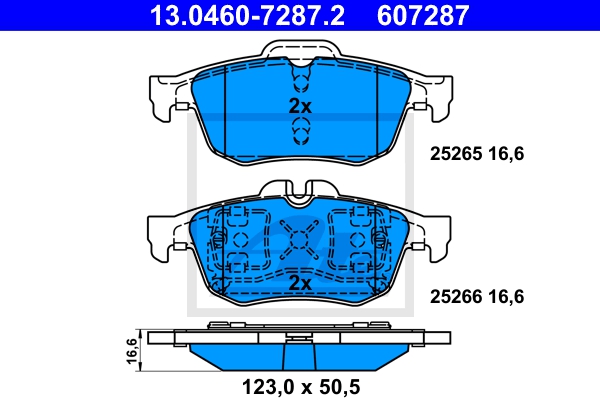ATE Bremsensatz, Scheibenbremse sg00000ddp Vorderachse Voll 300mm 11mm für RENAULT