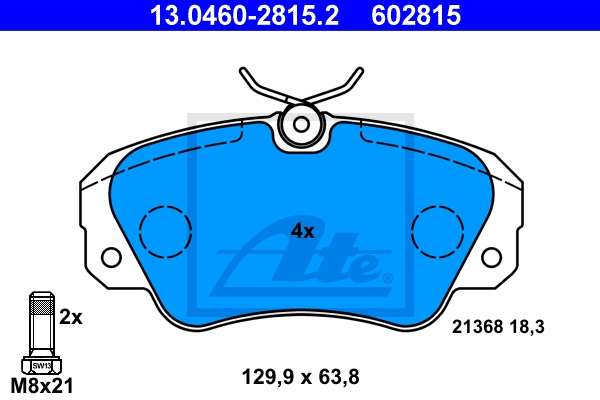 ATE Bremsensatz, Scheibenbremse sg00000dio Hinterachse Voll 270mm 10mm für VAUXHALL OPEL SAAB