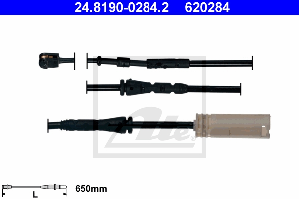 ATE Bremsensatz, Scheibenbremse sg00000dt8 Hinterachse Voll 292mm 10mm für BMW MINI