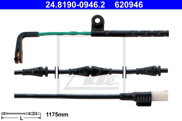 ATE Bremsensatz, Scheibenbremse sg00000dtn Hinterachse belüftet 325mm 30mm für LAND ROVER
