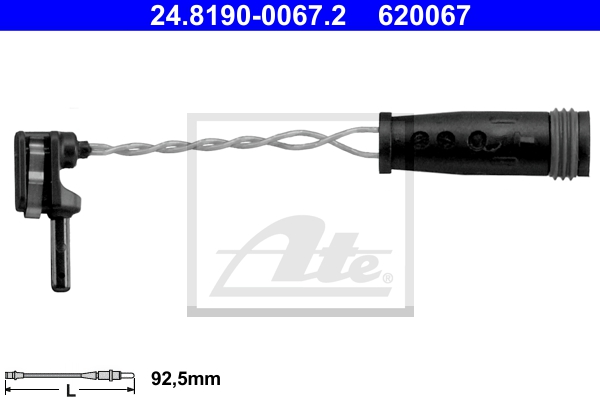 ATE Bremsensatz, Scheibenbremse sizw2n7vv1 Vorderachse belüftet 300mm 28mm für MERCEDES-BENZ