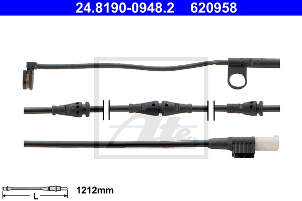 ATE sizw2n8mc4 Hinterachse belüftet 360mm 30mm für LAND ROVER