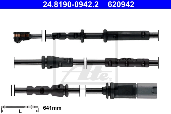 ATE Bremsensatz, Scheibenbremse sizw2n9mq1 Vorderachse Voll 307mm 10mm für BMW TOYOTA MINI