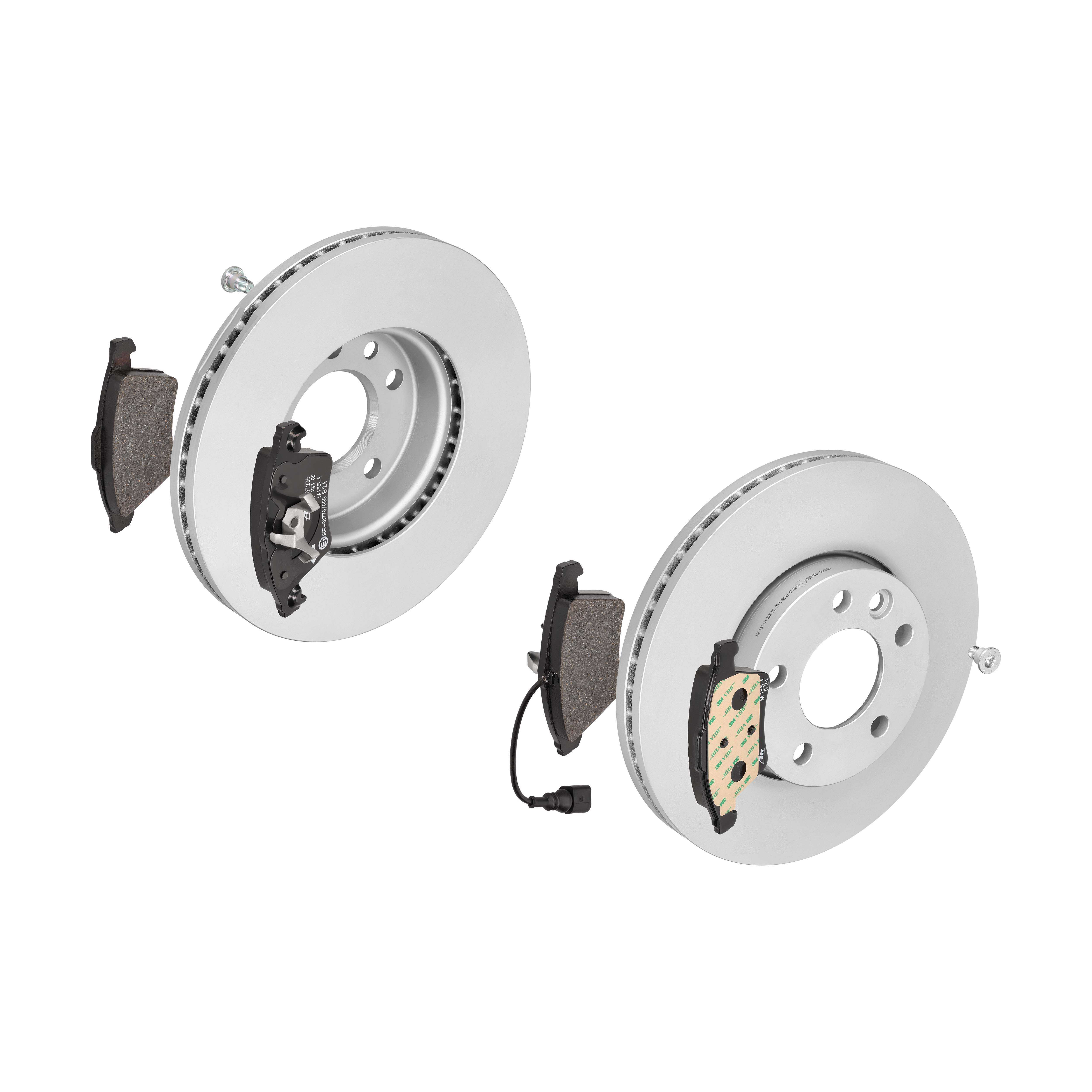 ATE Bremsensatz, Scheibenbremse ijf141cyd3 Vorderachse belüftet 308mm 29mm für VAG