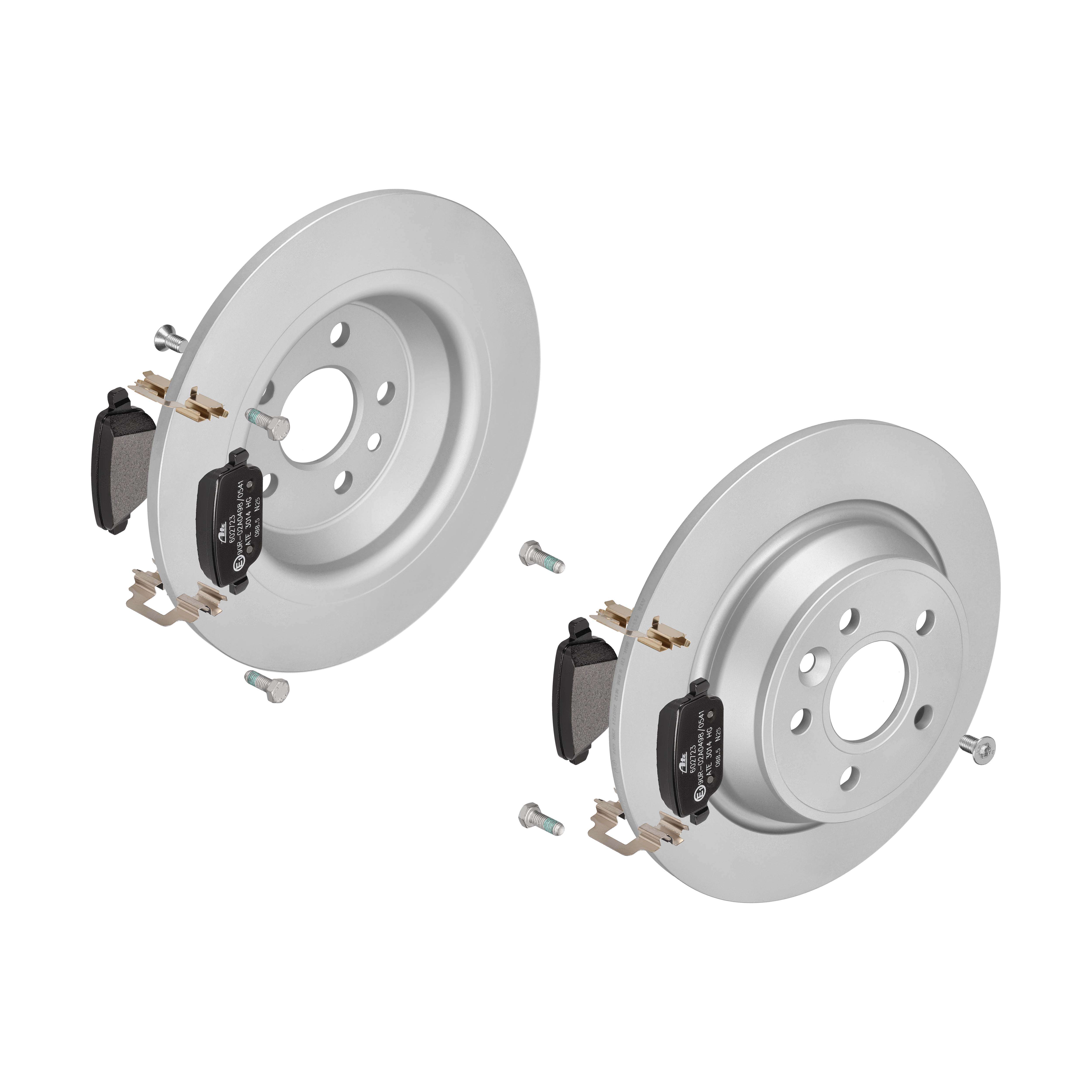ATE Bremsensatz, Scheibenbremse ijf141guk8 Hinterachse Voll 302mm 10mm für FORD LAND ROVER