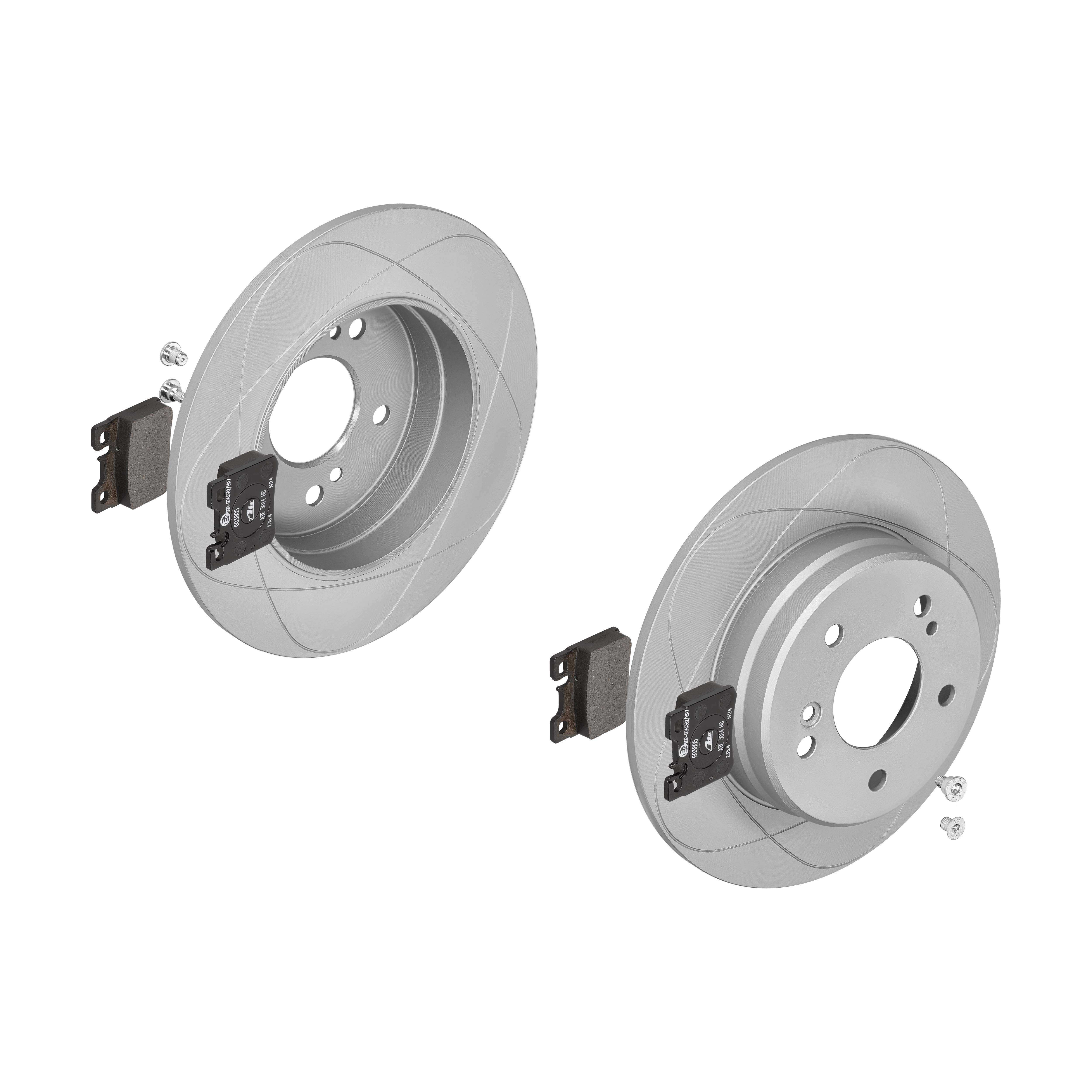 ATE Bremsensatz, Scheibenbremse ijzjsgl254 Hinterachse Voll 278mm 9mm für MERCEDES-BENZ CHRYSLER