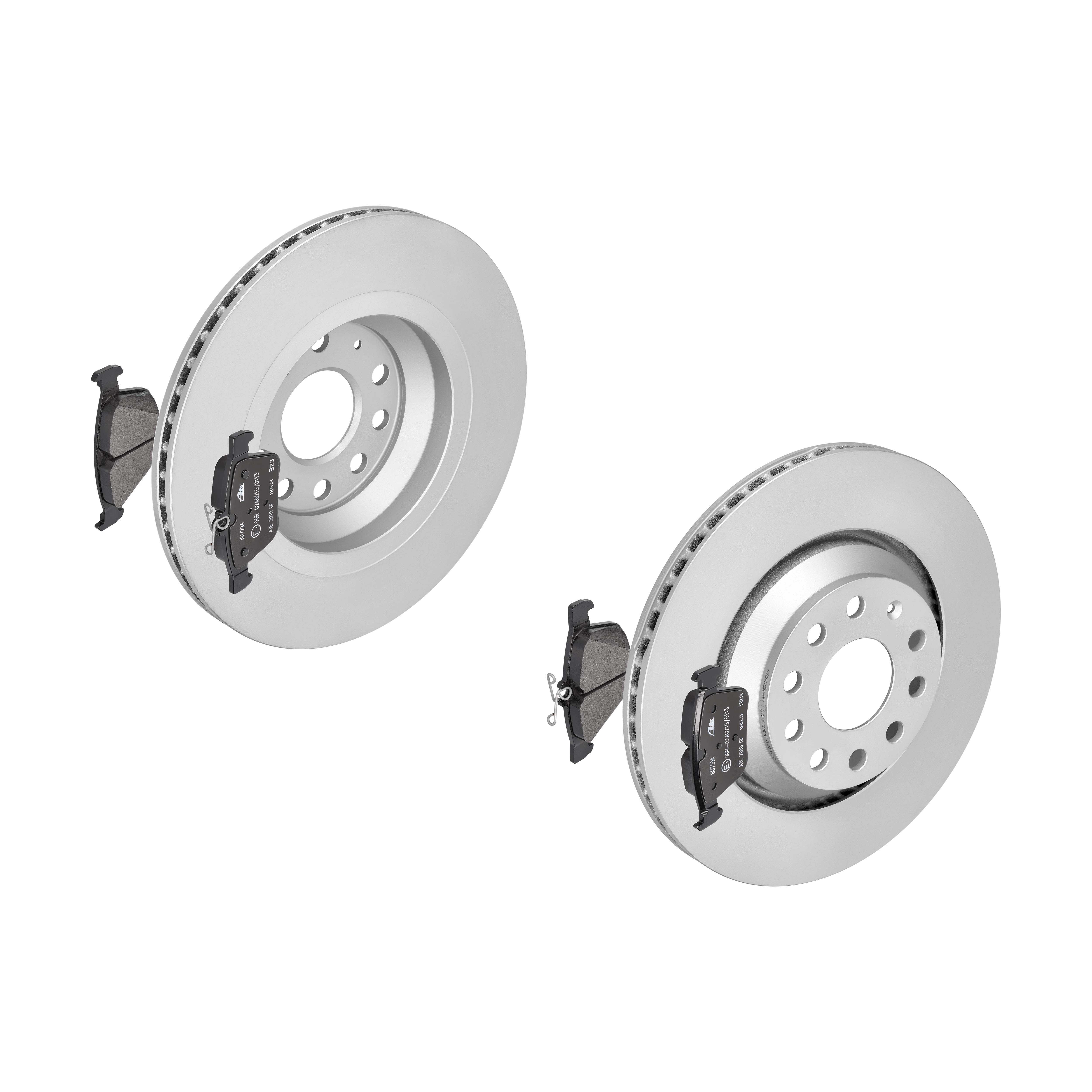 ATE Bremsensatz, Scheibenbremse ijf141gfm6 Hinterachse belüftet 310mm 22mm für SKODA VAG SEAT