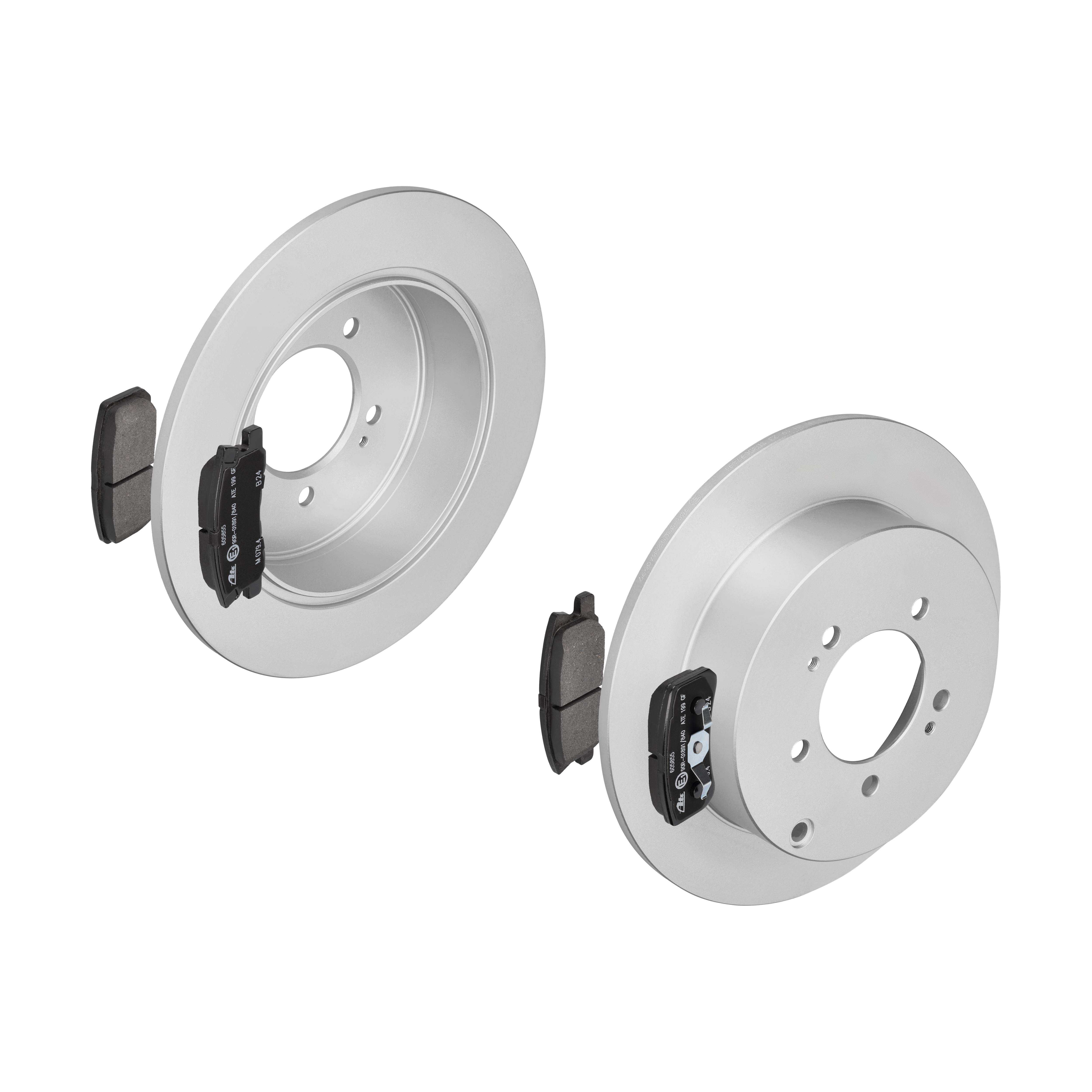 ATE Bremsensatz, Scheibenbremse ijf141gcq0 Hinterachse Voll 302mm 10mm für PEUGEOT CITROËN MITSUBISHI CHRYSLER JEEP