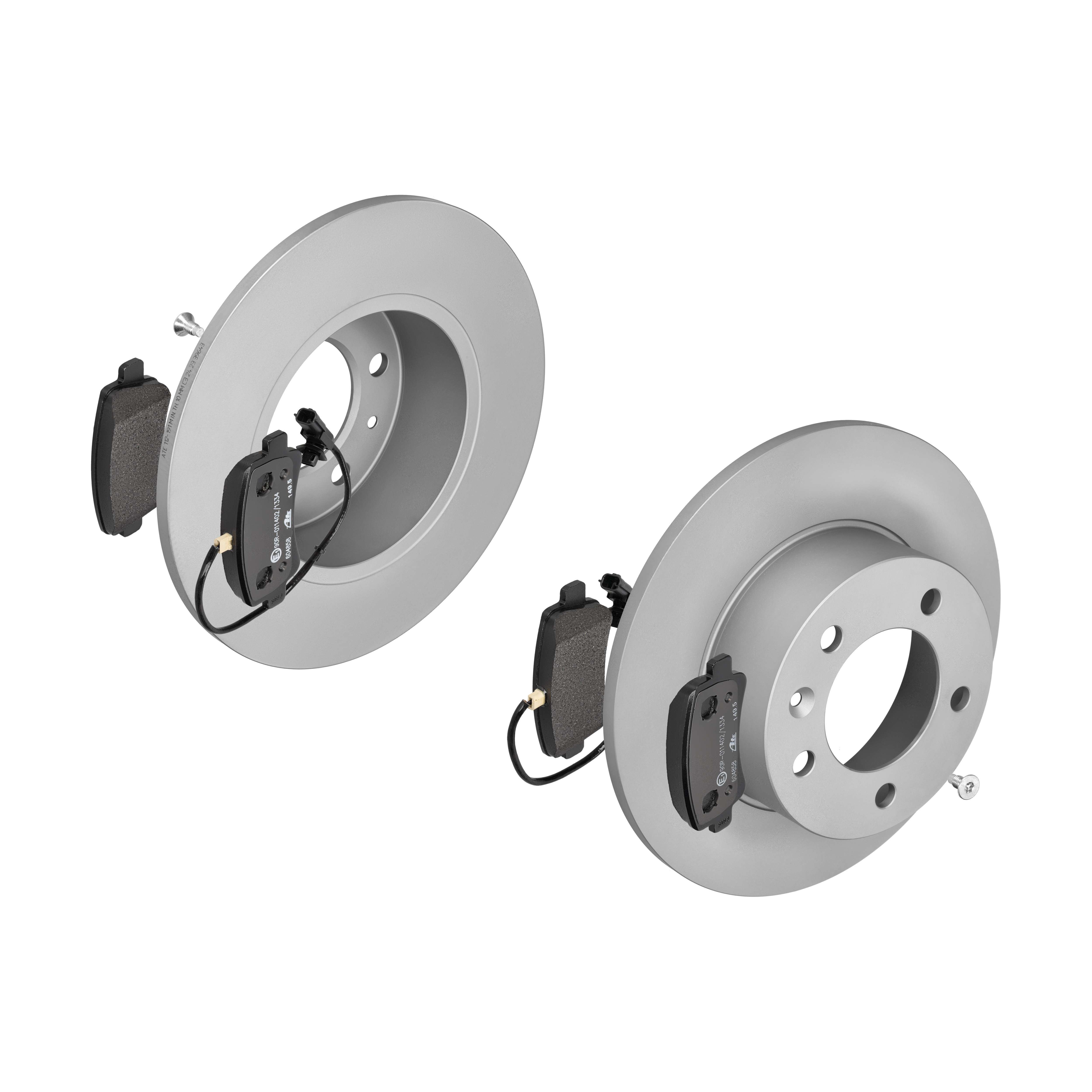 ATE Bremsensatz, Scheibenbremse ijf141g3q0 Hinterachse Voll 305mm 12mm für OPEL VAUXHALL RENAULT NISSAN