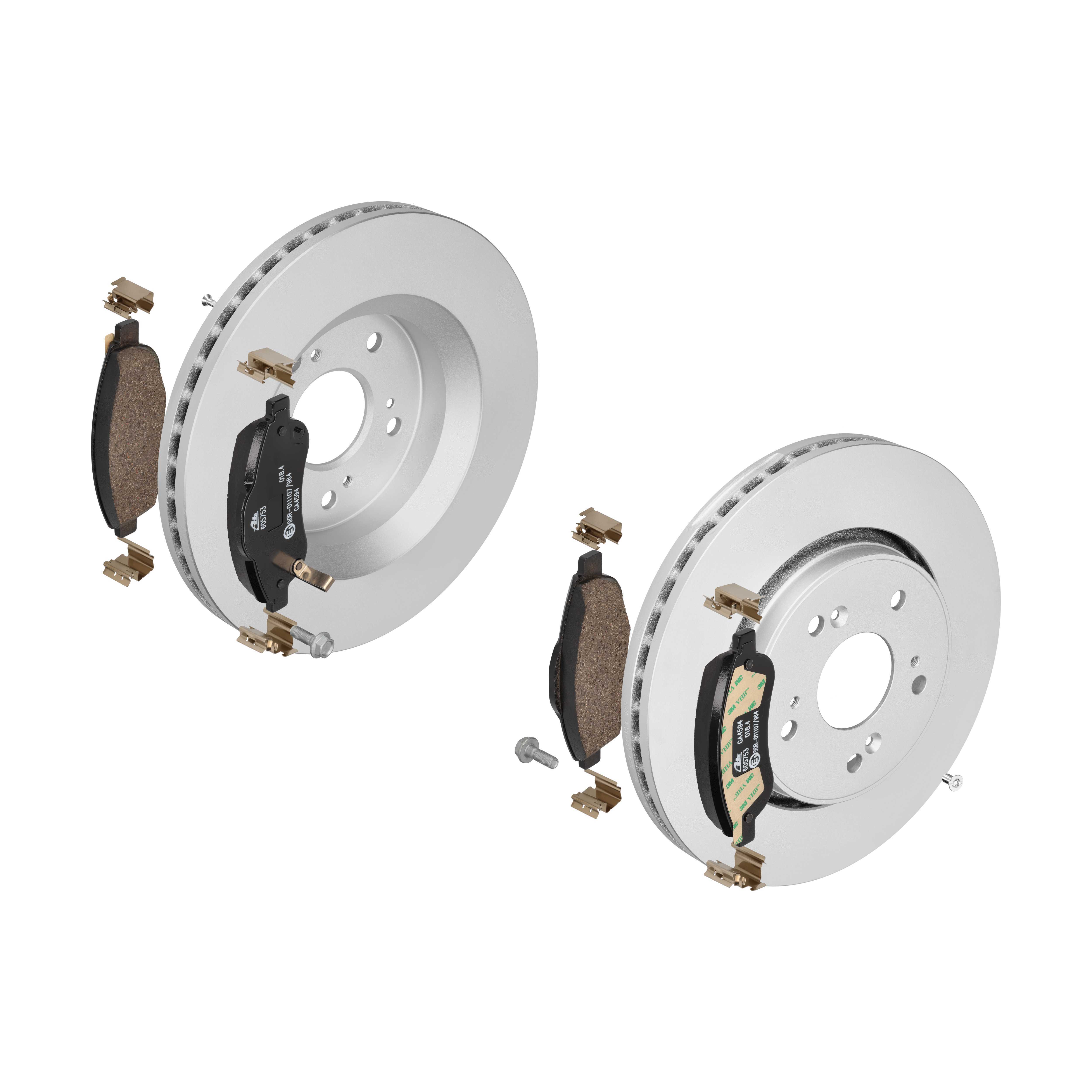 ATE Bremsensatz, Scheibenbremse ijf1419s43 Vorderachse belüftet 293mm 28mm für HONDA