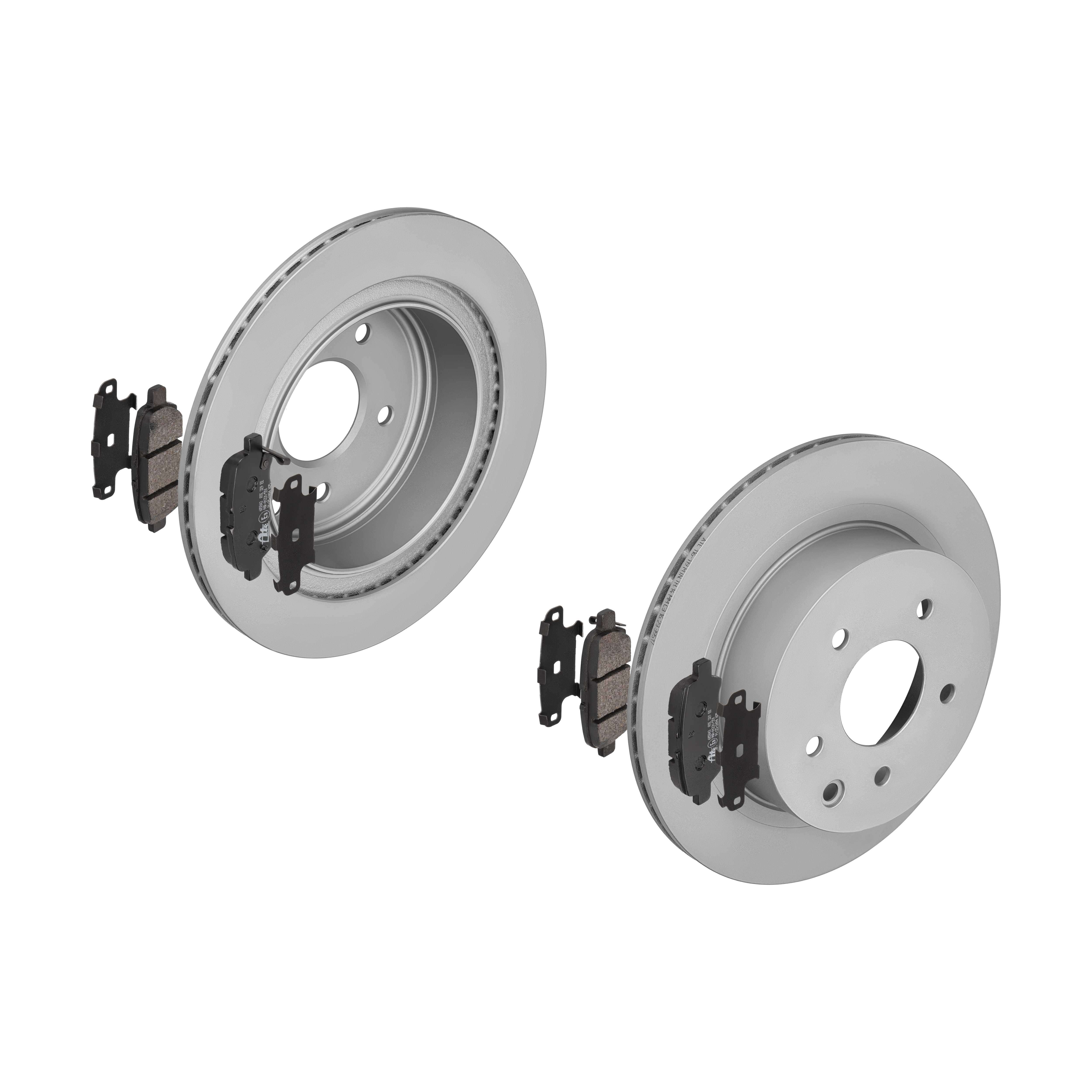 ATE Bremsensatz, Scheibenbremse ijf141gf24 Hinterachse belüftet 292mm 16mm für NISSAN INFINITI RENAULT SUZUKI