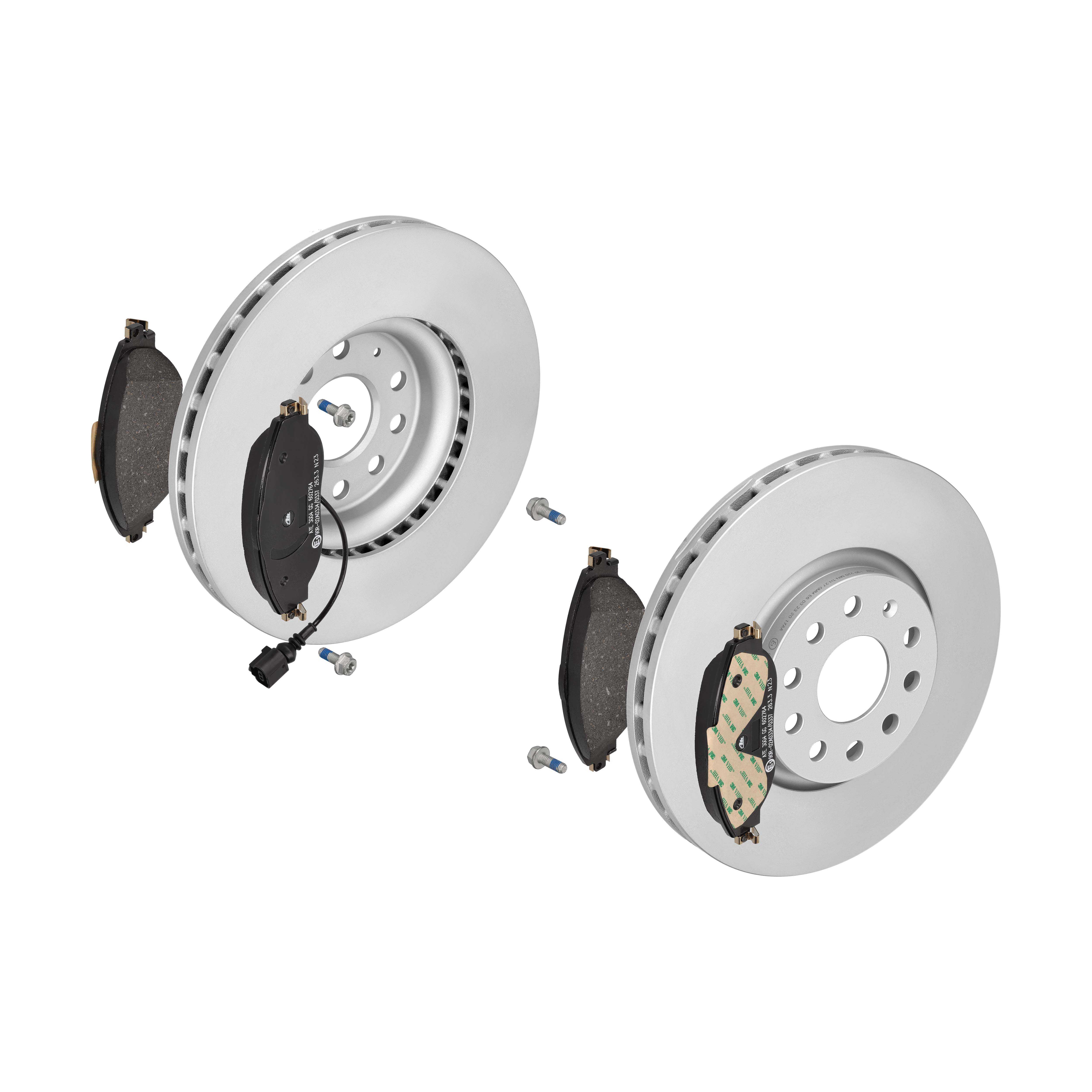 ATE Bremsensatz, Scheibenbremse ijf141c9y5 Vorderachse belüftet 314mm 30mm für VAG SEAT