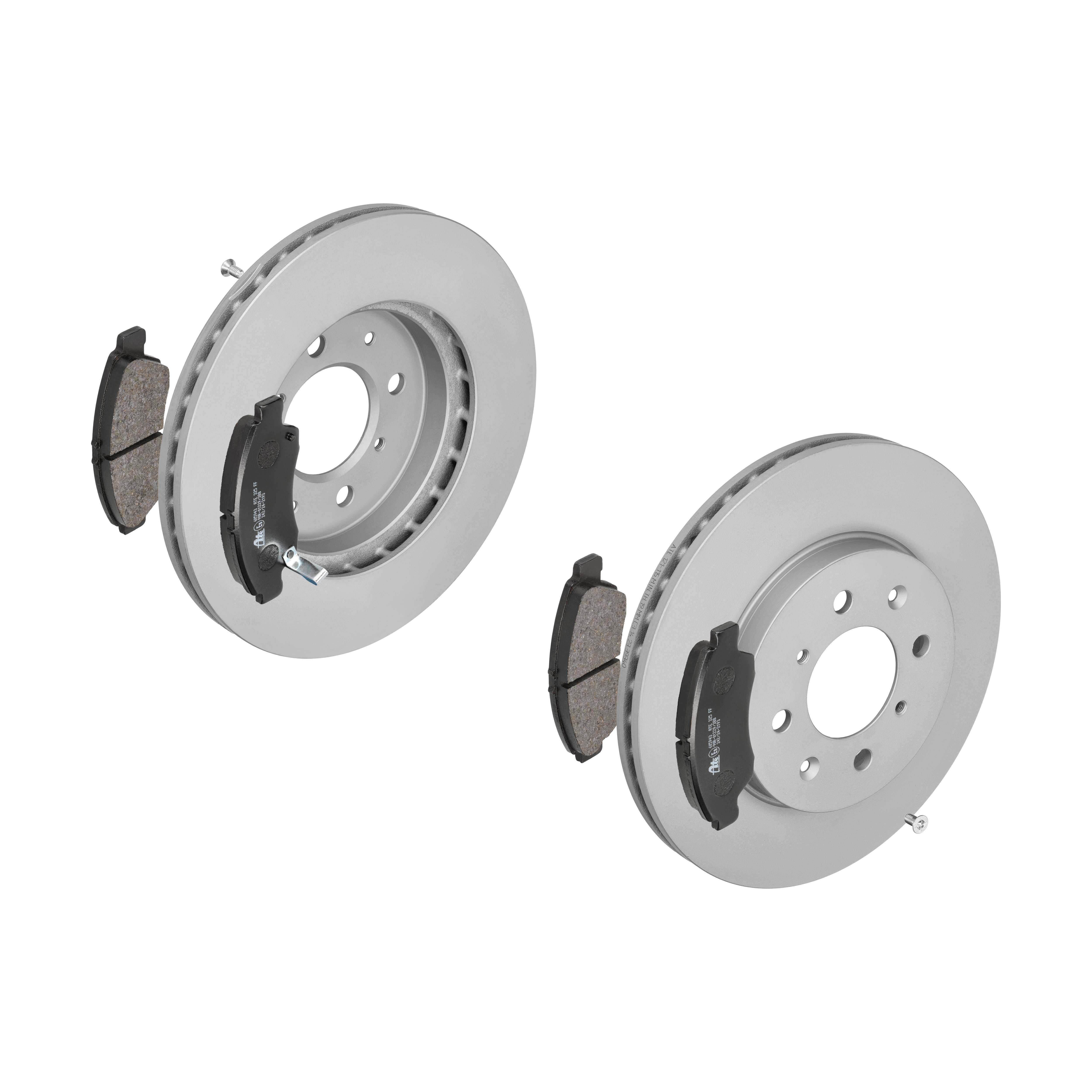 ATE Bremsensatz, Scheibenbremse ijf14167t6 Vorderachse belüftet 258mm 21mm für HONDA