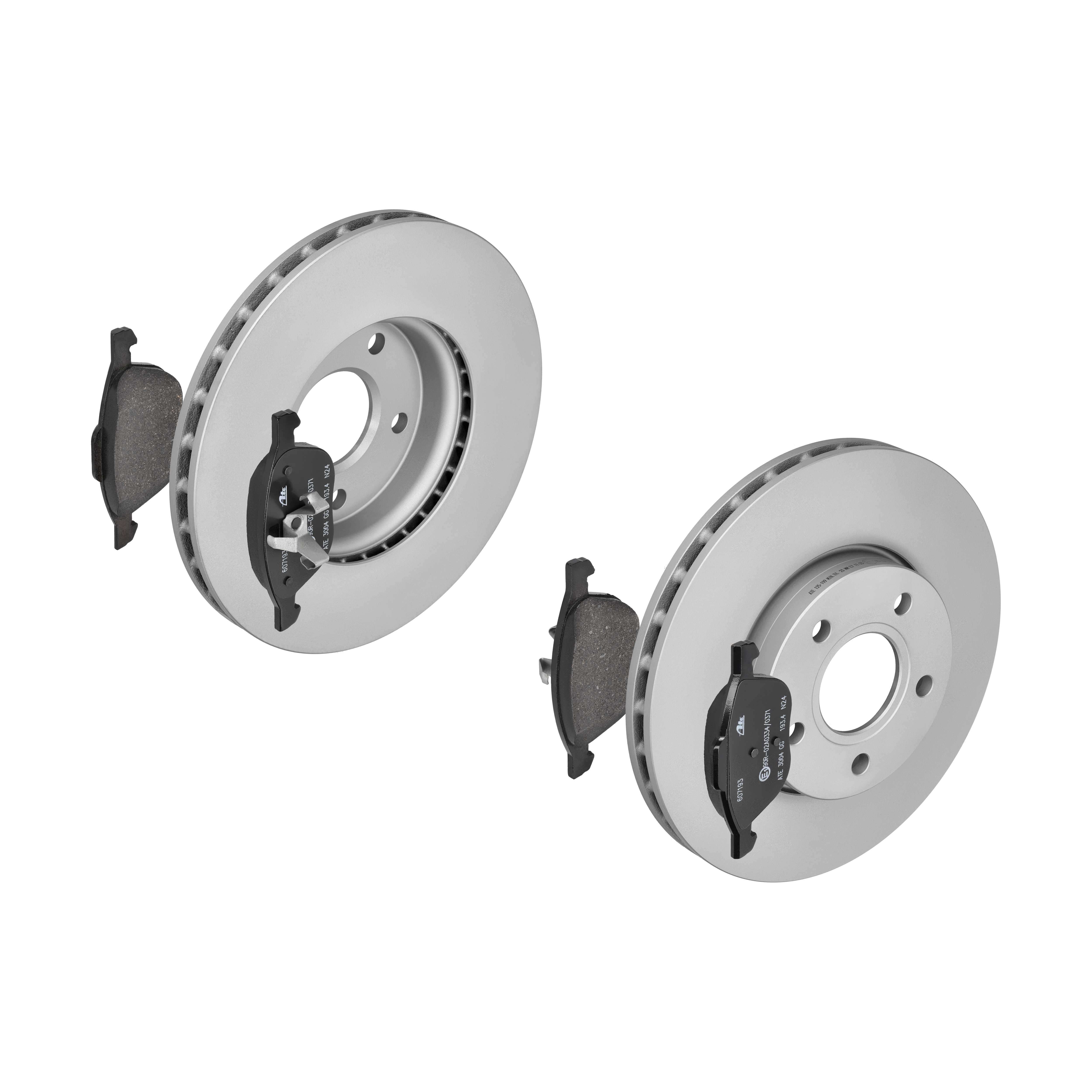 ATE Bremsensatz, Scheibenbremse ijf1415f80 Vorderachse belüftet 278mm 25mm für FORD VOLVO MAZDA
