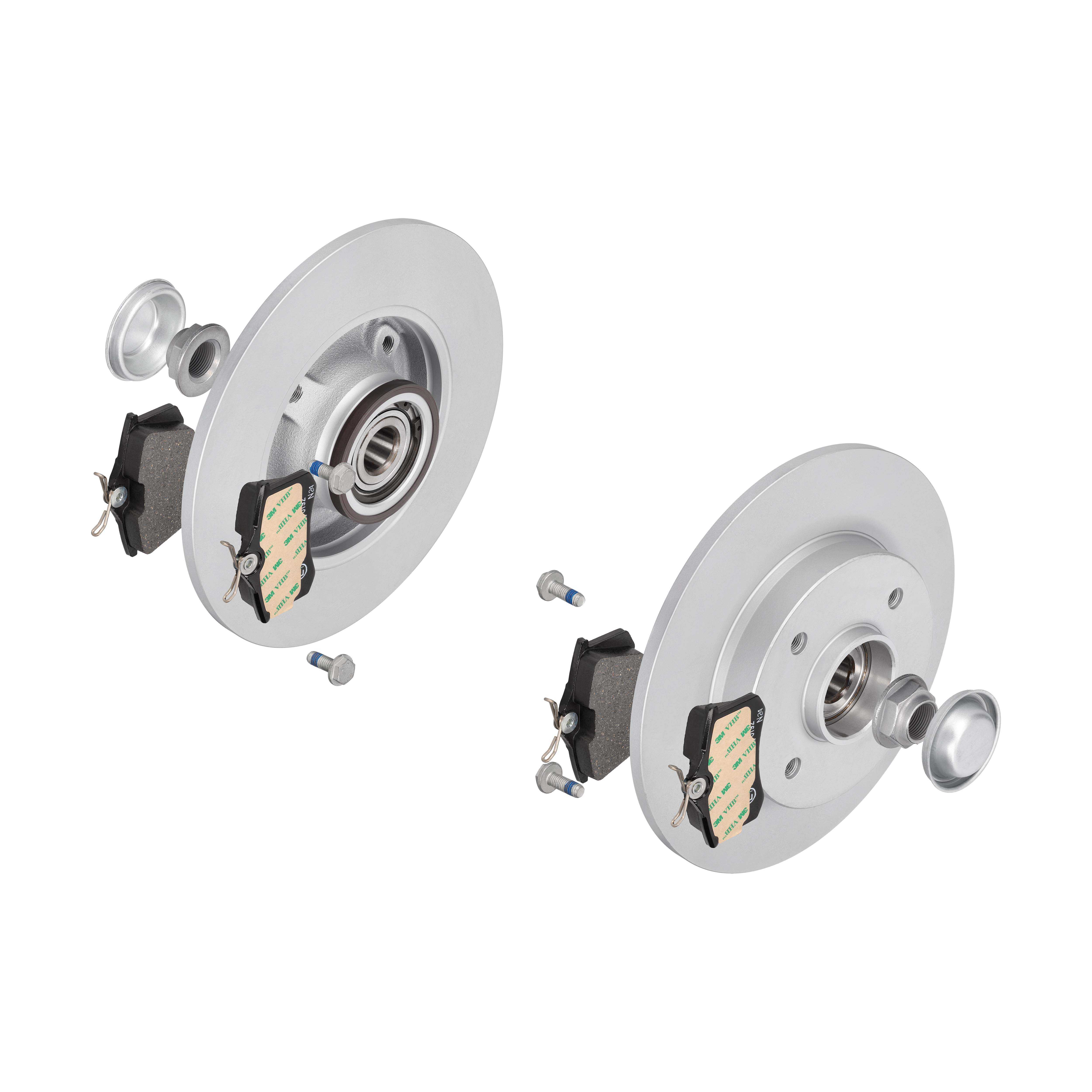 ATE Bremsensatz, Scheibenbremse ijf141fdj9 Hinterachse Voll 249mm 9mm für CITROËN PEUGEOT VAG SEAT SKODA