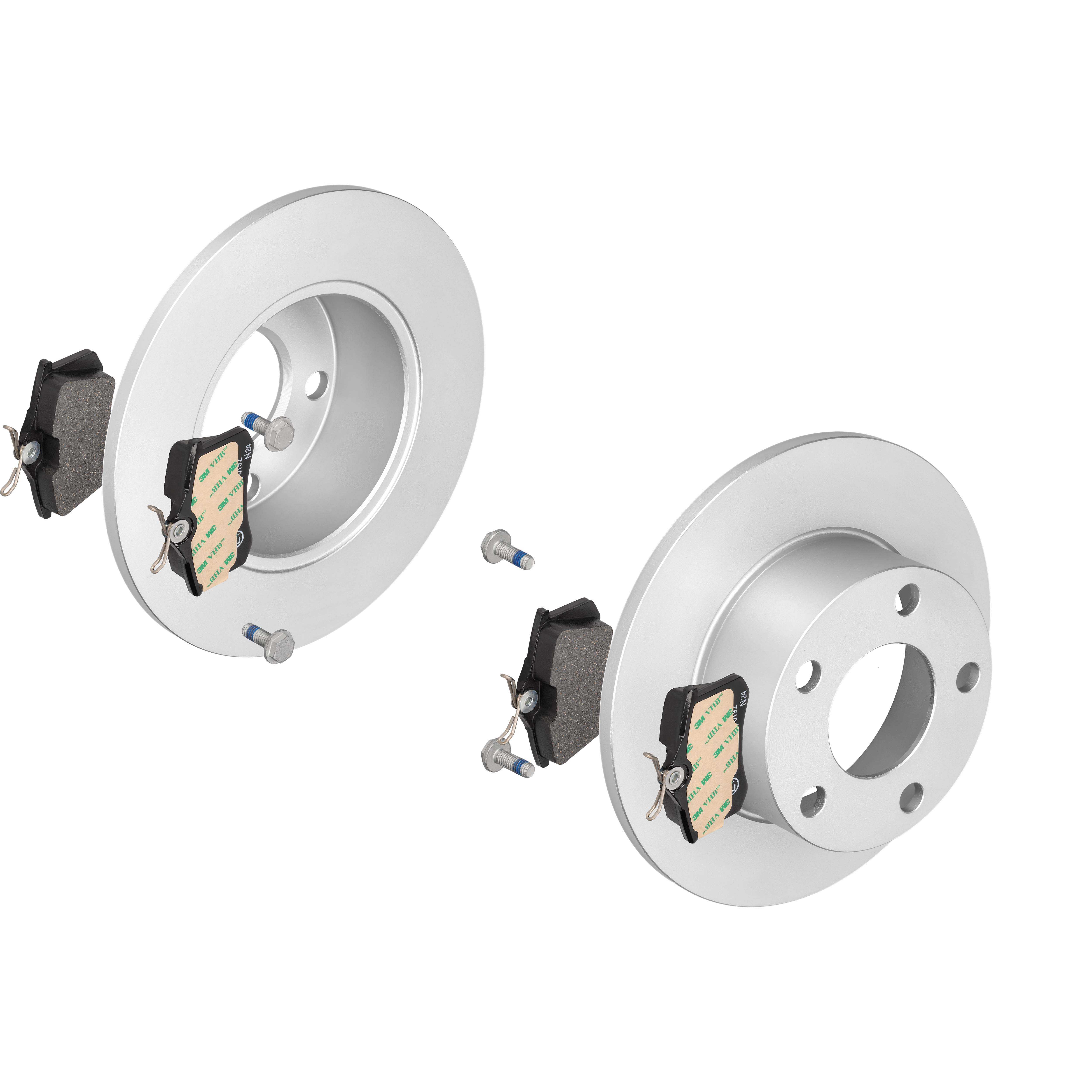 ATE Bremsensatz, Scheibenbremse ijf141gj80 Hinterachse Voll 245mm 10mm für PEUGEOT CITROËN SKODA VAG SEAT
