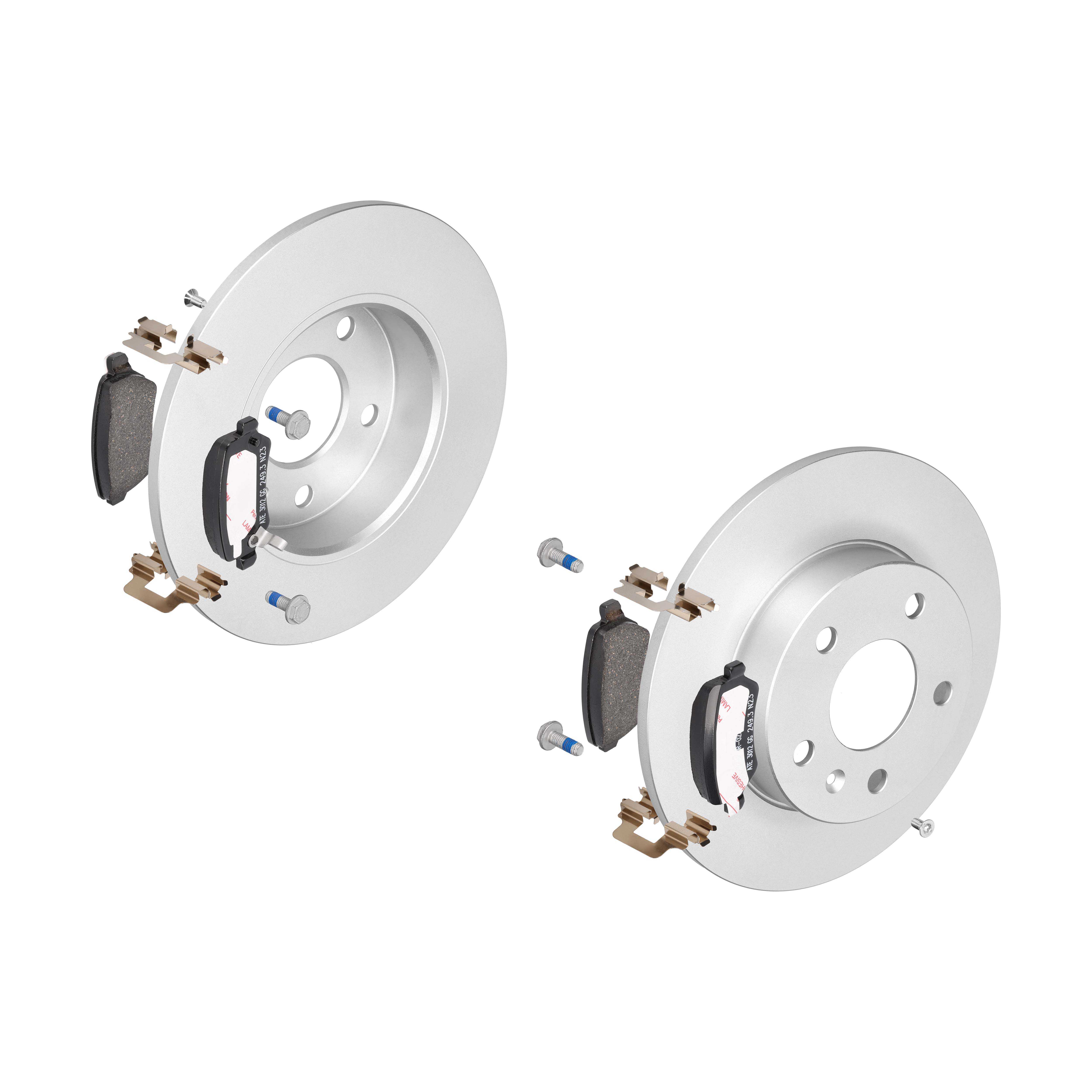 ATE Bremsensatz, Scheibenbremse ijf141eo03 Hinterachse Voll 264mm 9mm für VAUXHALL OPEL CHEVROLET KIA