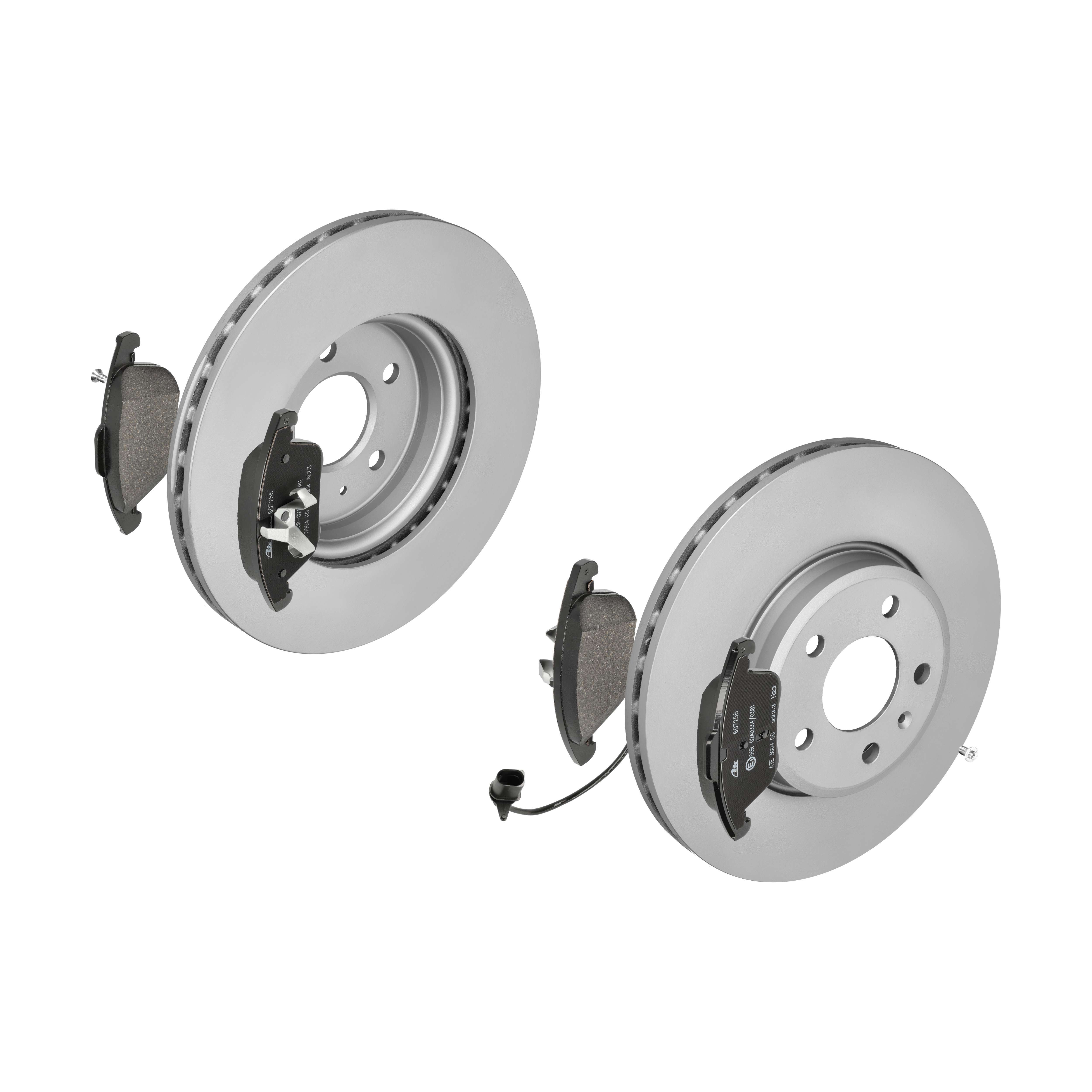 ATE Bremsensatz, Scheibenbremse ijf141bvr1 Vorderachse belüftet 314mm 25mm für VAG