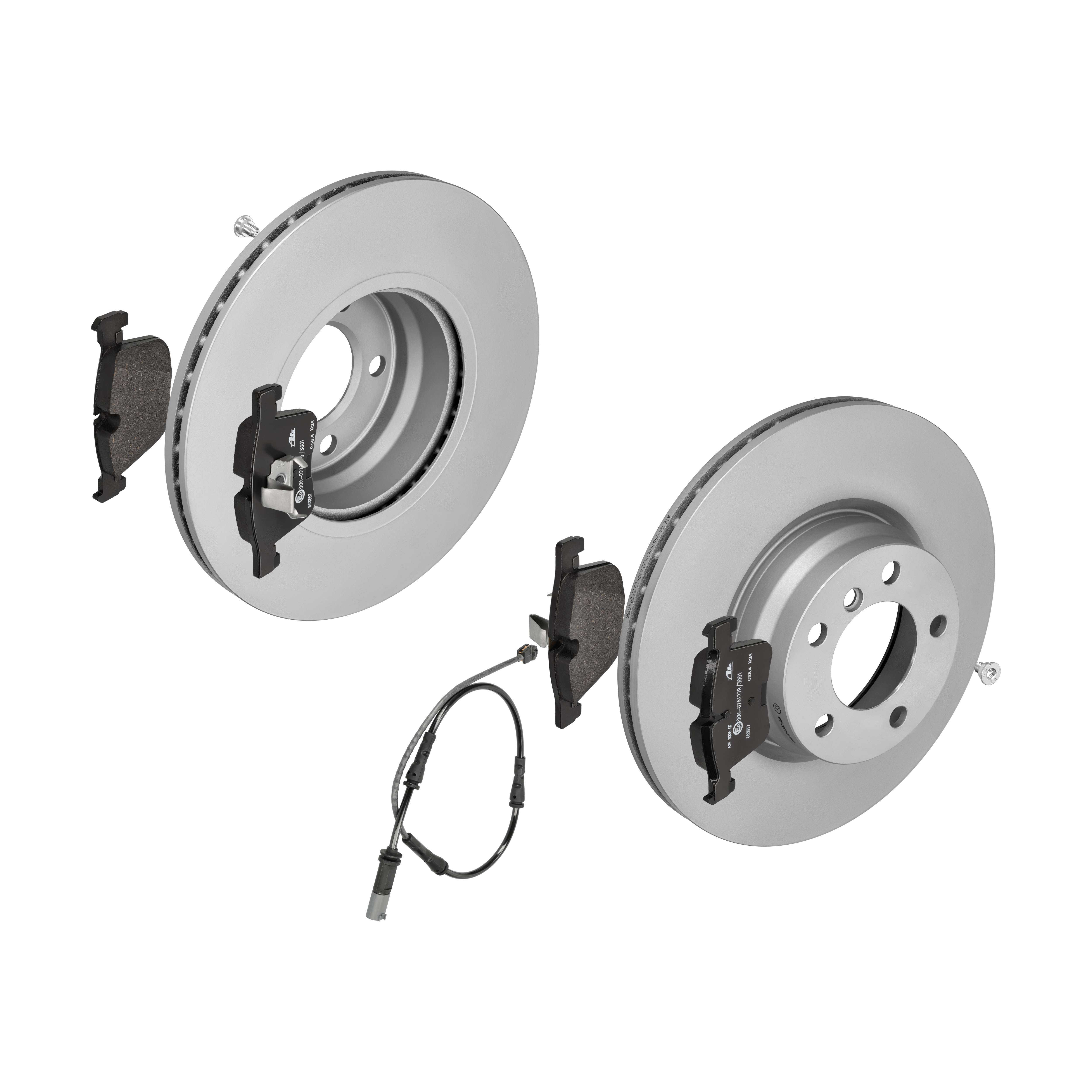 ATE Bremsensatz, Scheibenbremse ijf141bar1 Vorderachse belüftet 330mm 24mm für BMW