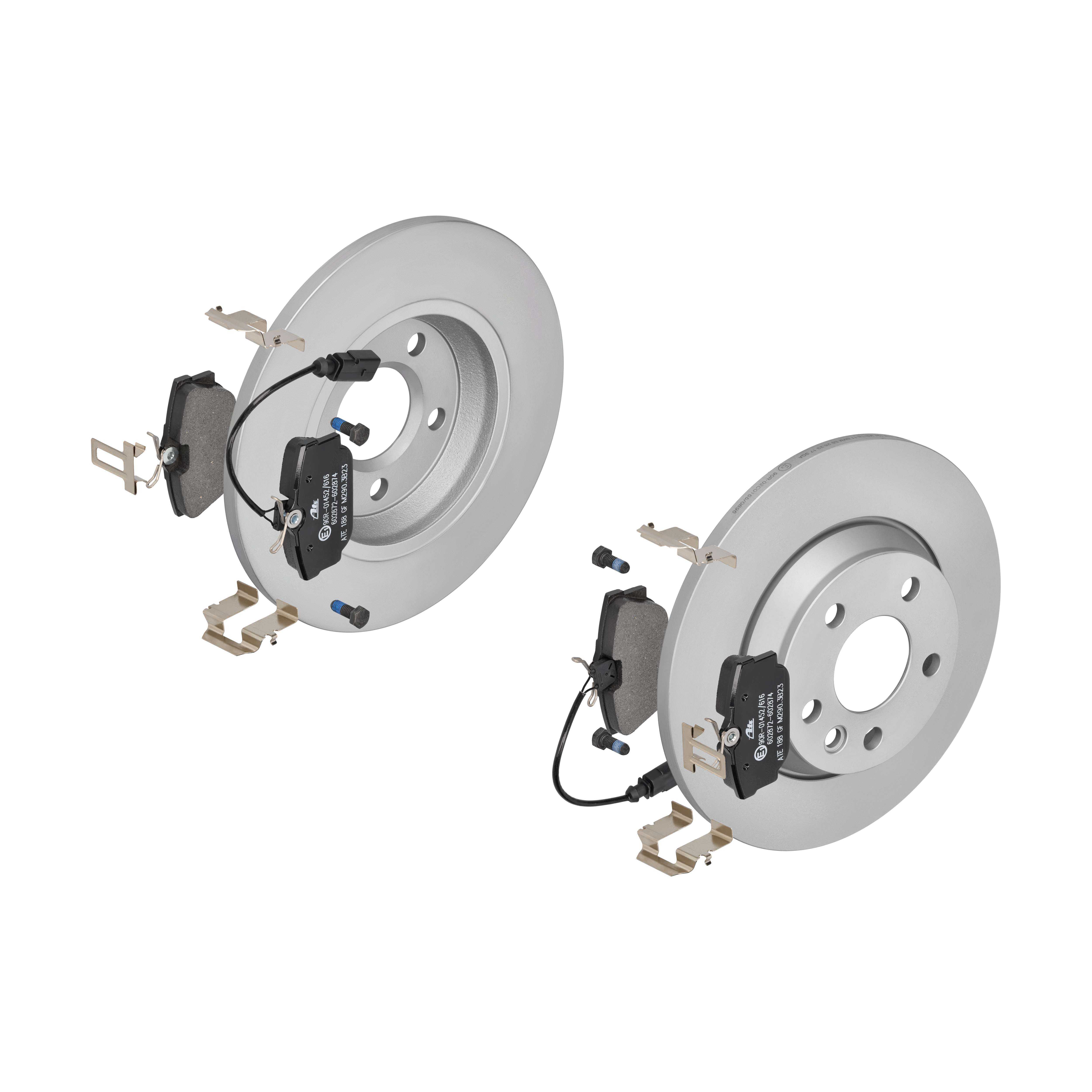 ATE Bremsensatz, Scheibenbremse ijf141gwy2 Hinterachse Voll 294mm 13mm für FORD VAG
