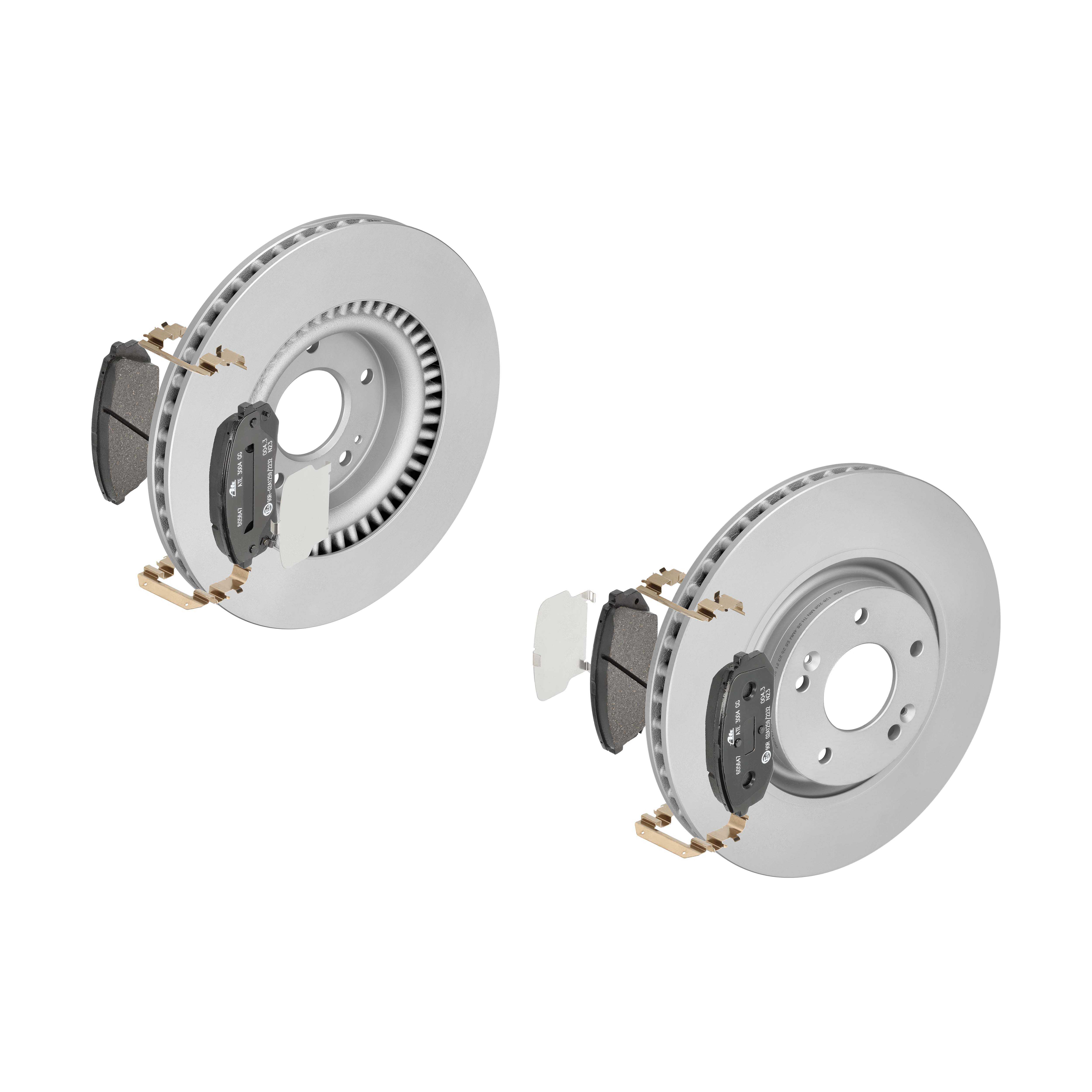 ATE Bremsensatz, Scheibenbremse sg000008c8 Vorderachse belüftet 320mm 28mm für KIA HYUNDAI