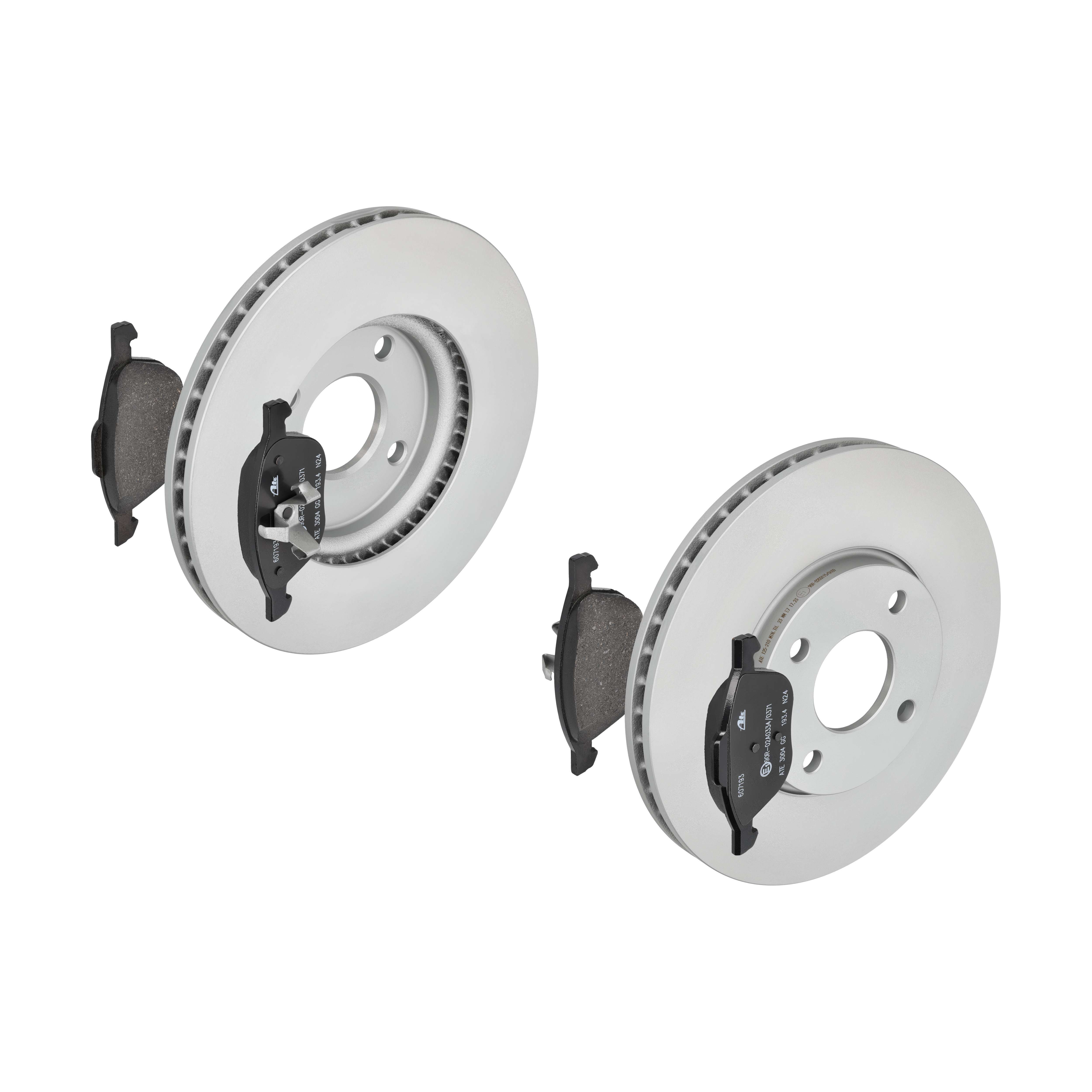 ATE Bremsensatz, Scheibenbremse ijf1415wg8 Vorderachse belüftet 278mm 25mm für FORD VOLVO MAZDA