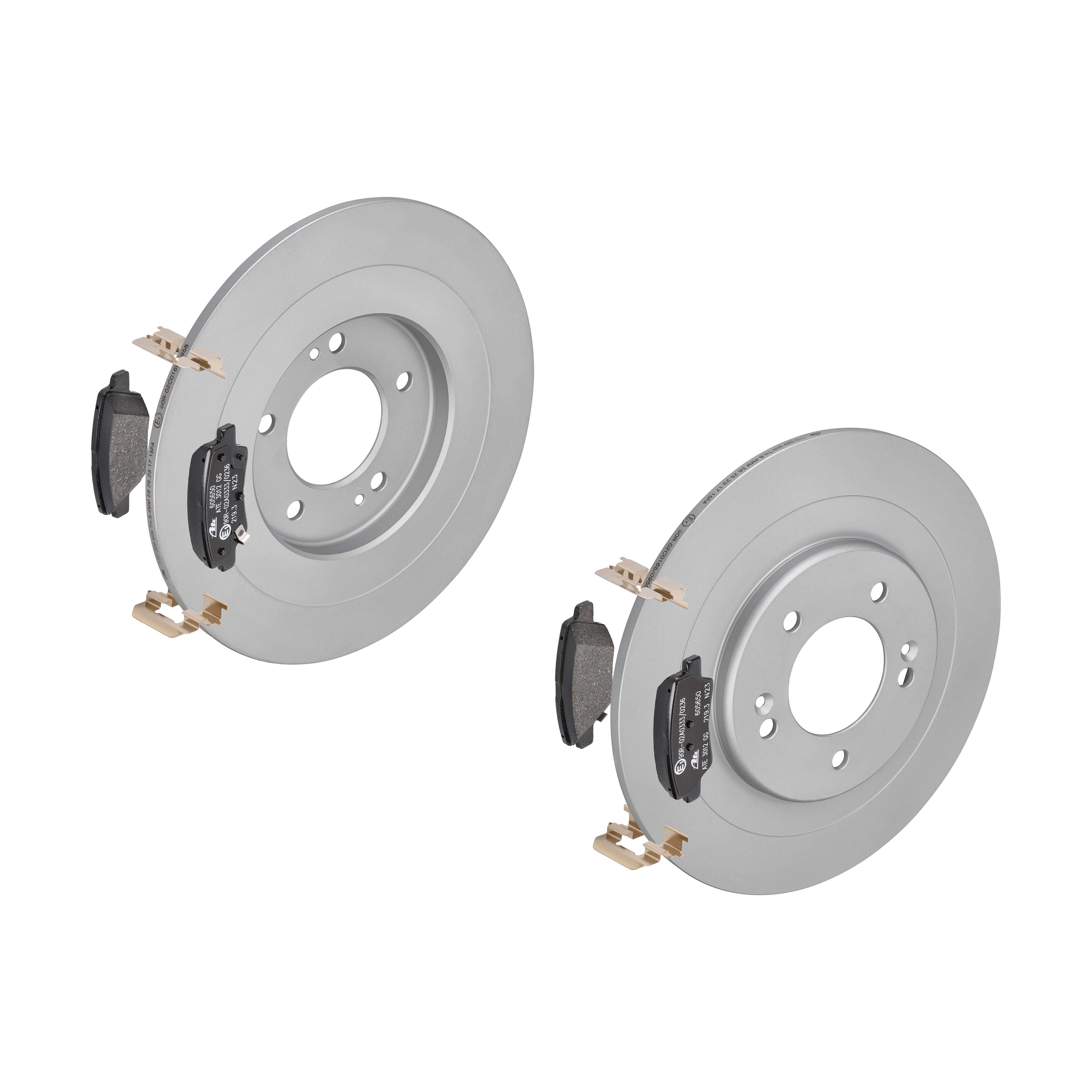ATE Bremsensatz, Scheibenbremse ijzjsgl9z6 Hinterachse Voll 300mm 10mm für KIA HYUNDAI SSANGYONG