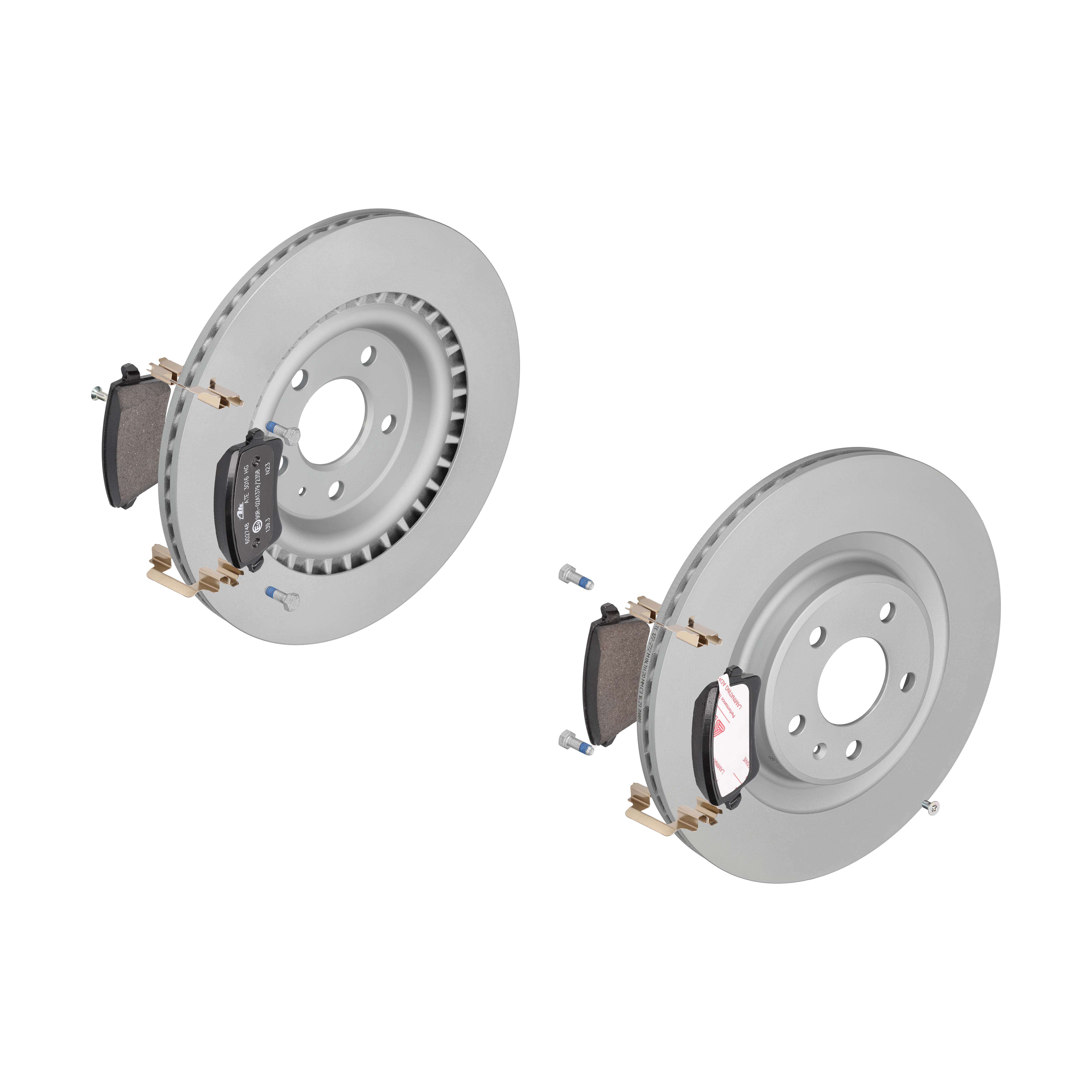 ATE Bremsensatz, Scheibenbremse ijf141e057 Hinterachse belüftet 330mm 21mm für VAG PORSCHE