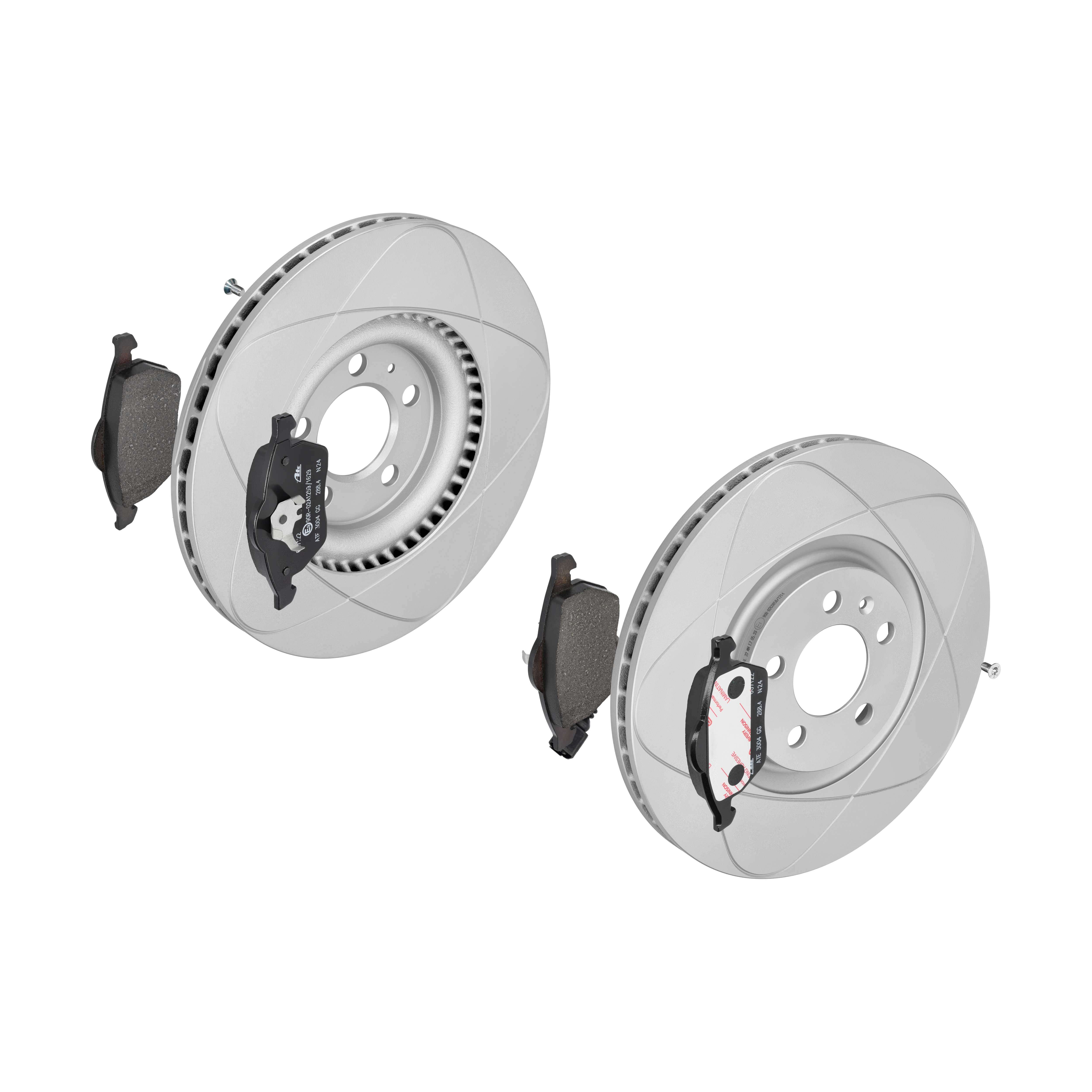 ATE Bremsensatz, Scheibenbremse ijzjsgh003 Vorderachse belüftet 310mm 25mm für VAG SKODA SEAT
