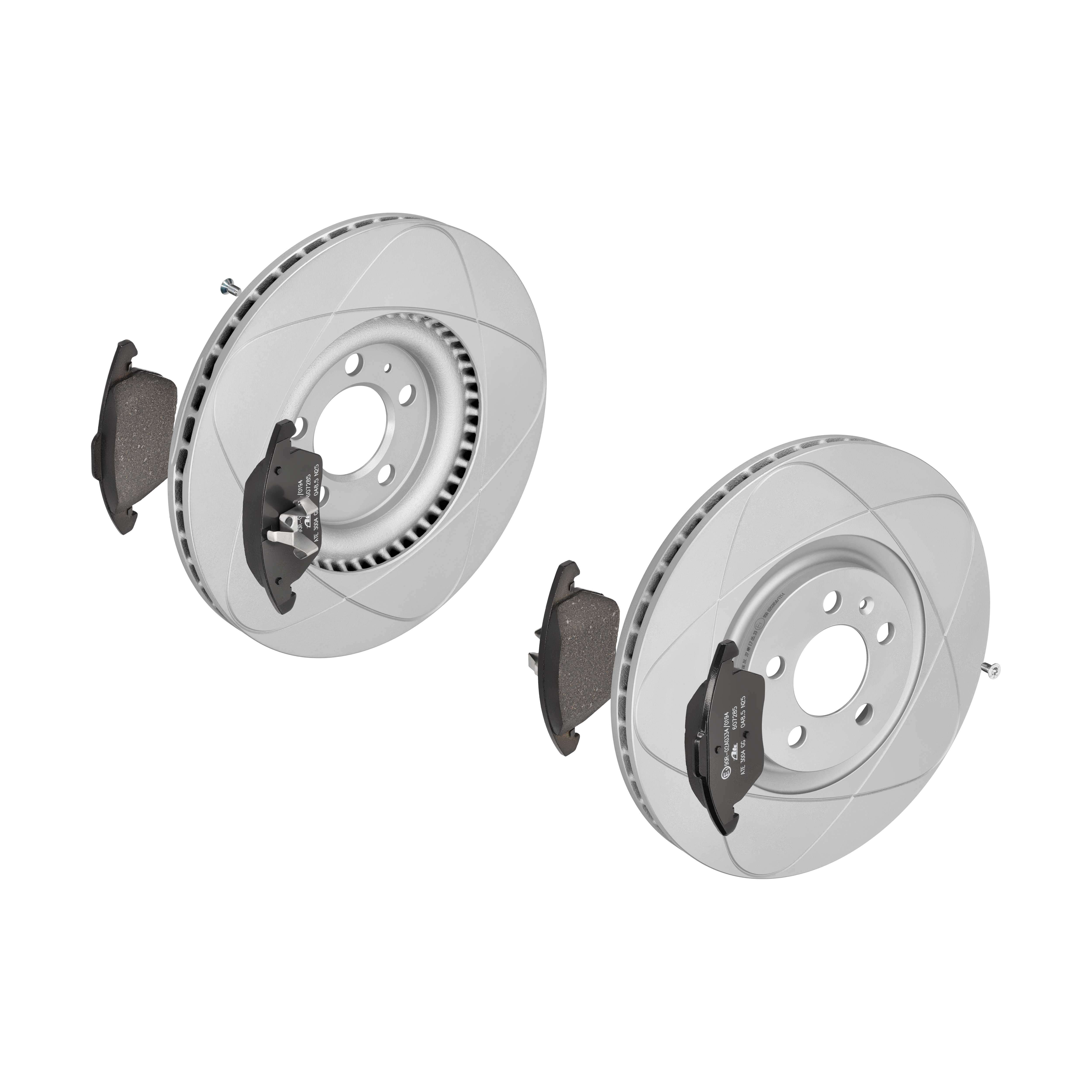 ATE Bremsensatz, Scheibenbremse ijzjsgh0c5 Vorderachse belüftet 310mm 25mm für VAG SEAT