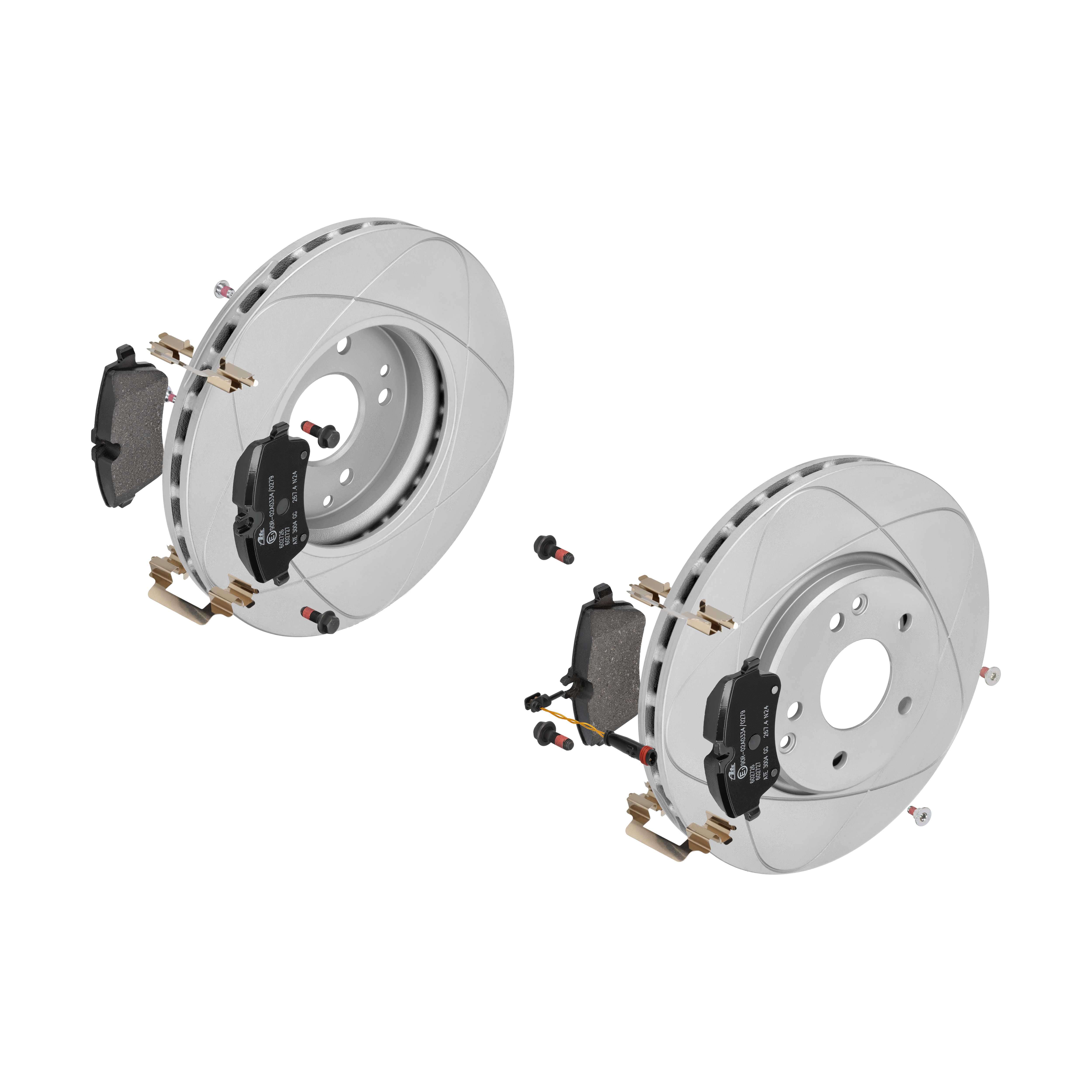 ATE Bremsensatz, Scheibenbremse sg00000b4r Vorderachse belüftet 300mm 28mm für MERCEDES-BENZ MAYBACH