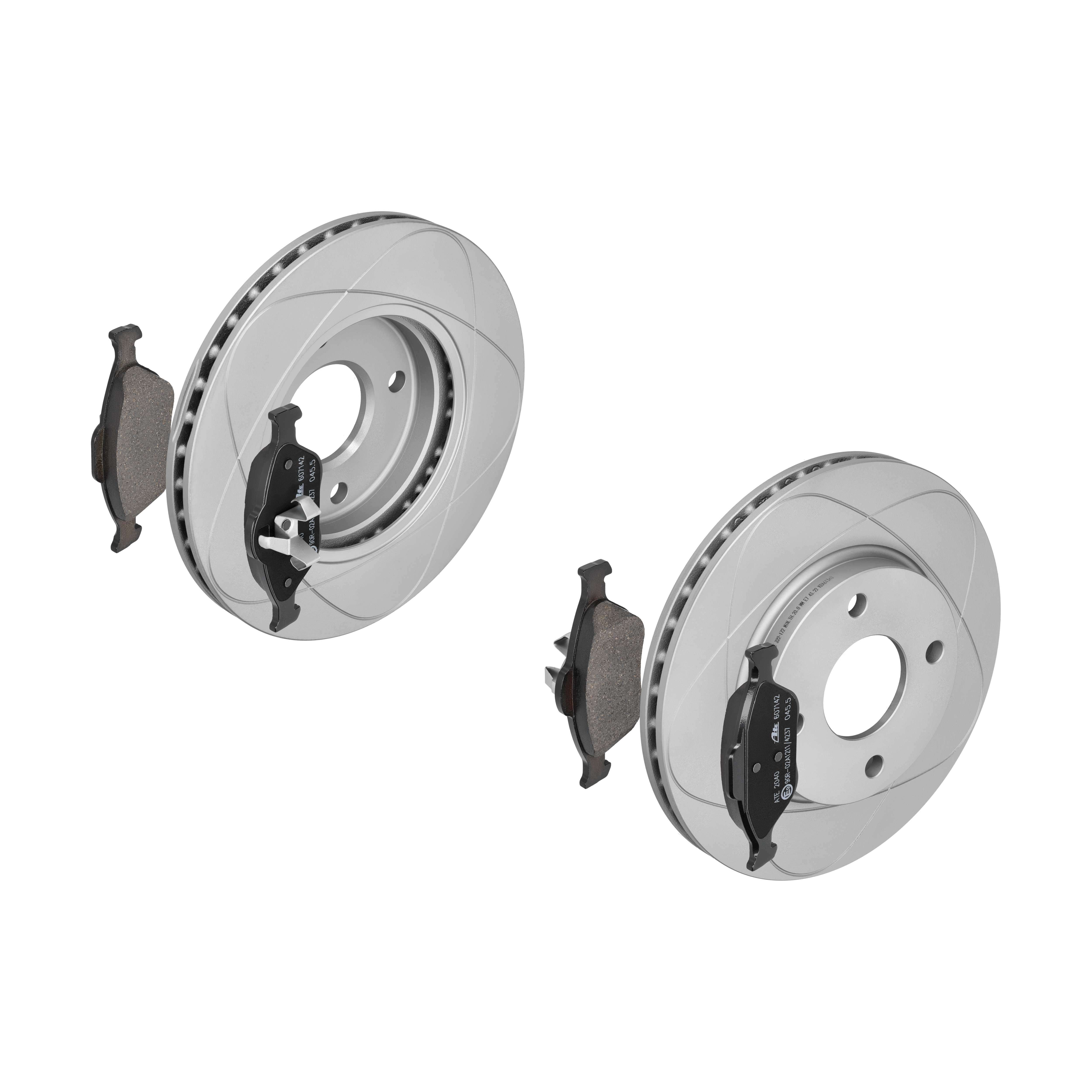 ATE Bremsensatz, Scheibenbremse ijzjsgjrb8 Vorderachse belüftet 258mm 22mm für FORD MAZDA TOYOTA