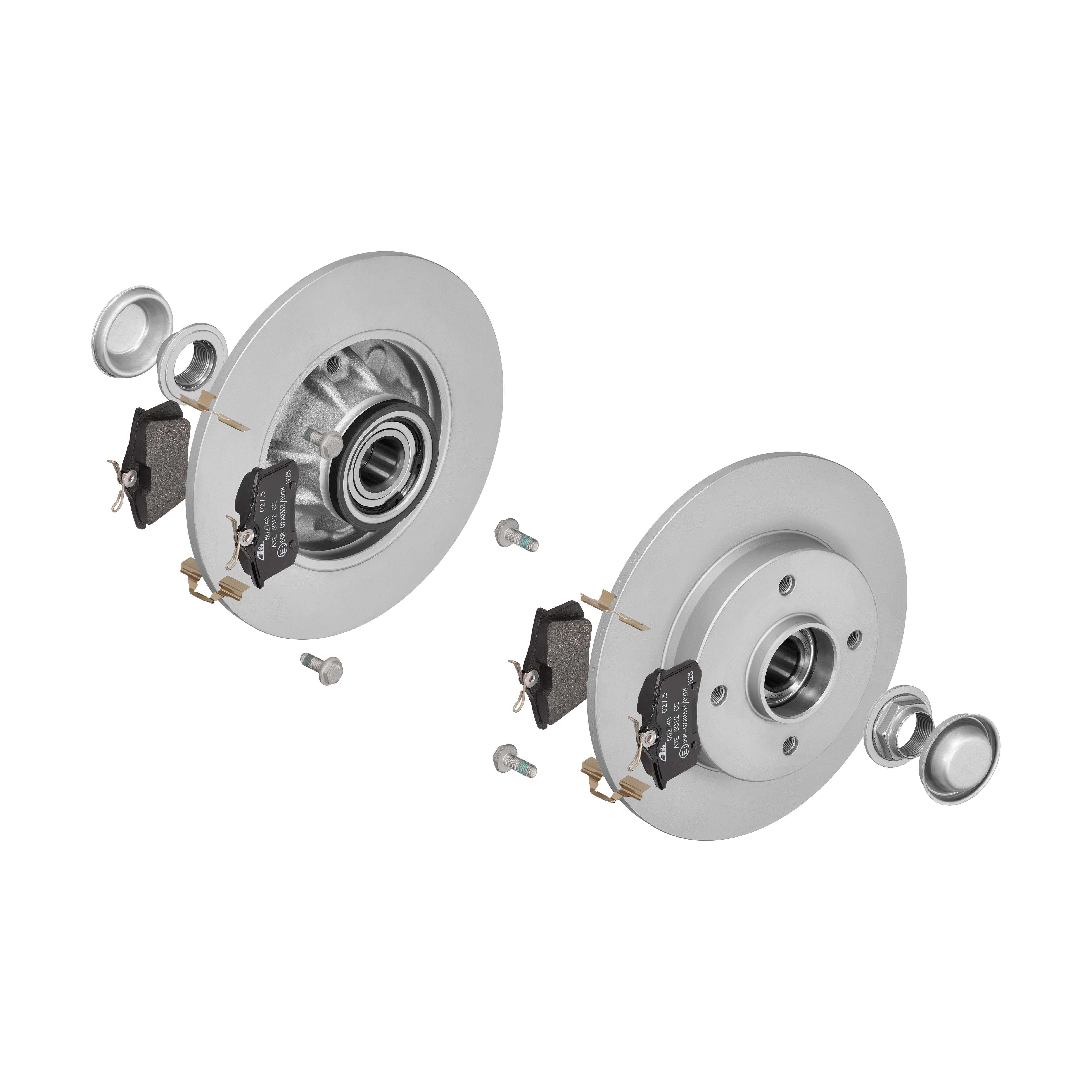 ATE Bremsensatz, Scheibenbremse ijg5y0u9i5 Hinterachse Voll 249mm 9mm für CITROËN PEUGEOT RENAULT