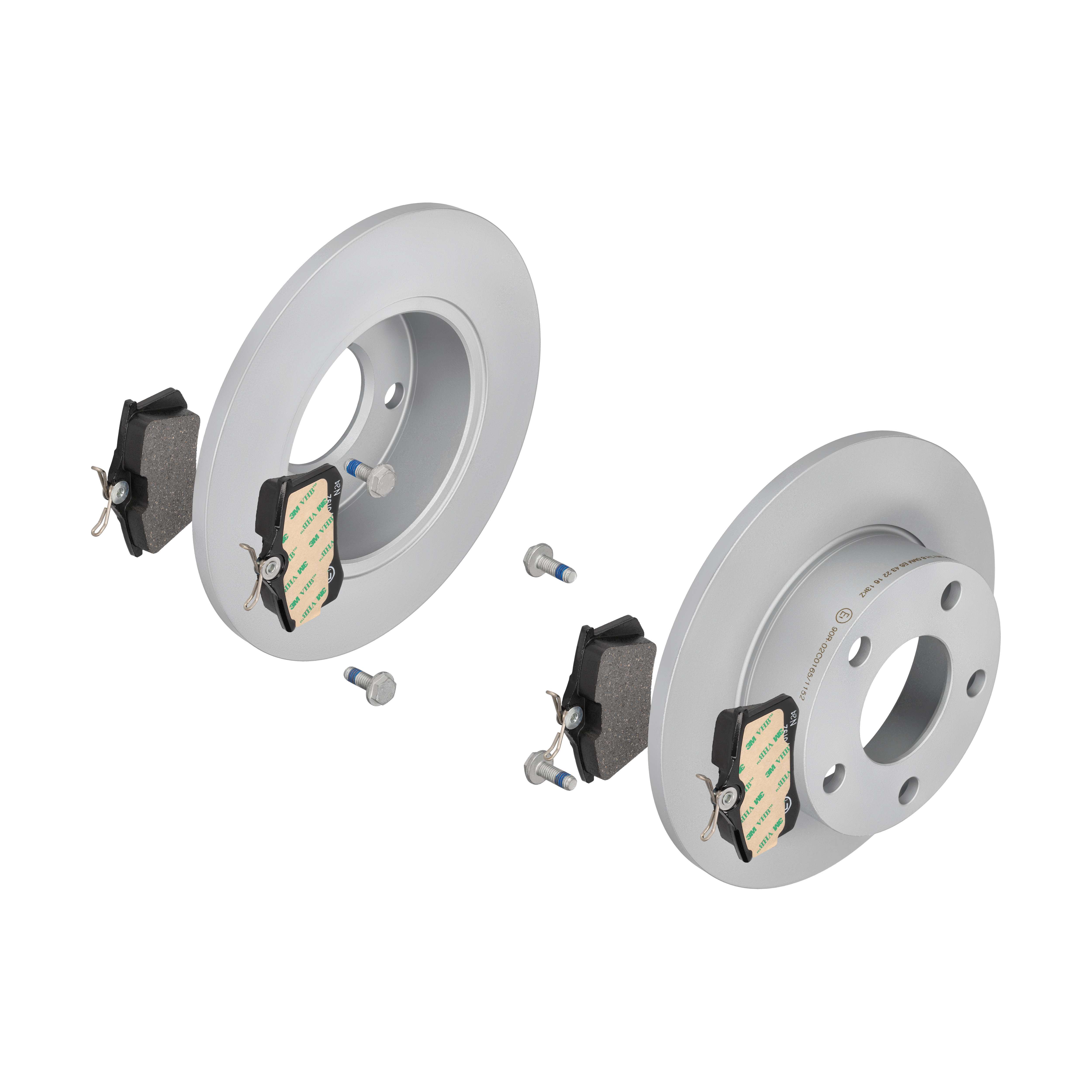 ATE Bremsensatz, Scheibenbremse ijzjsgkln0 Hinterachse Voll 245mm 10mm für PEUGEOT CITROËN VAG SEAT SKODA