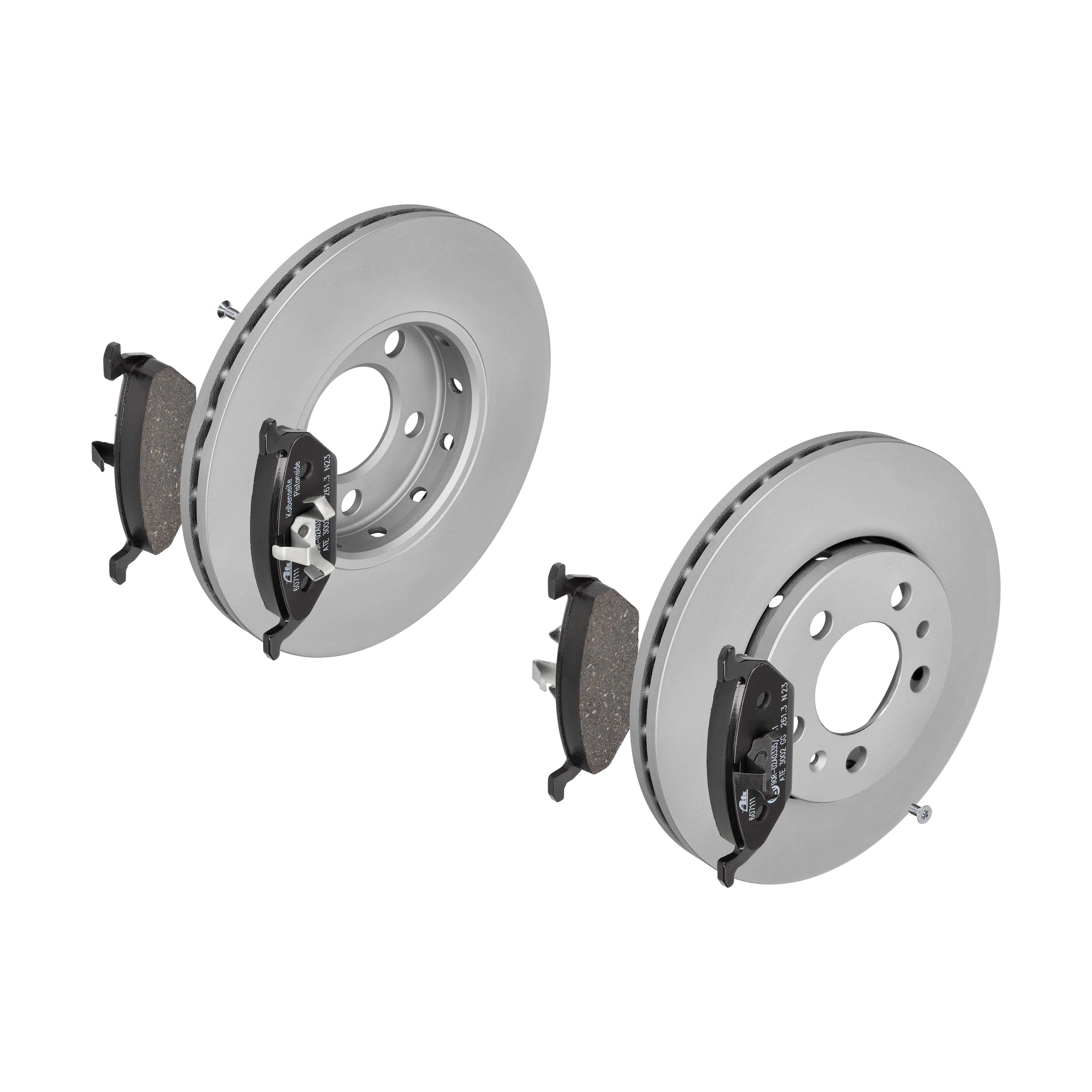 ATE Bremsensatz, Scheibenbremse ijf1419i63 Vorderachse belüftet 256mm 22mm für VAG SKODA SEAT