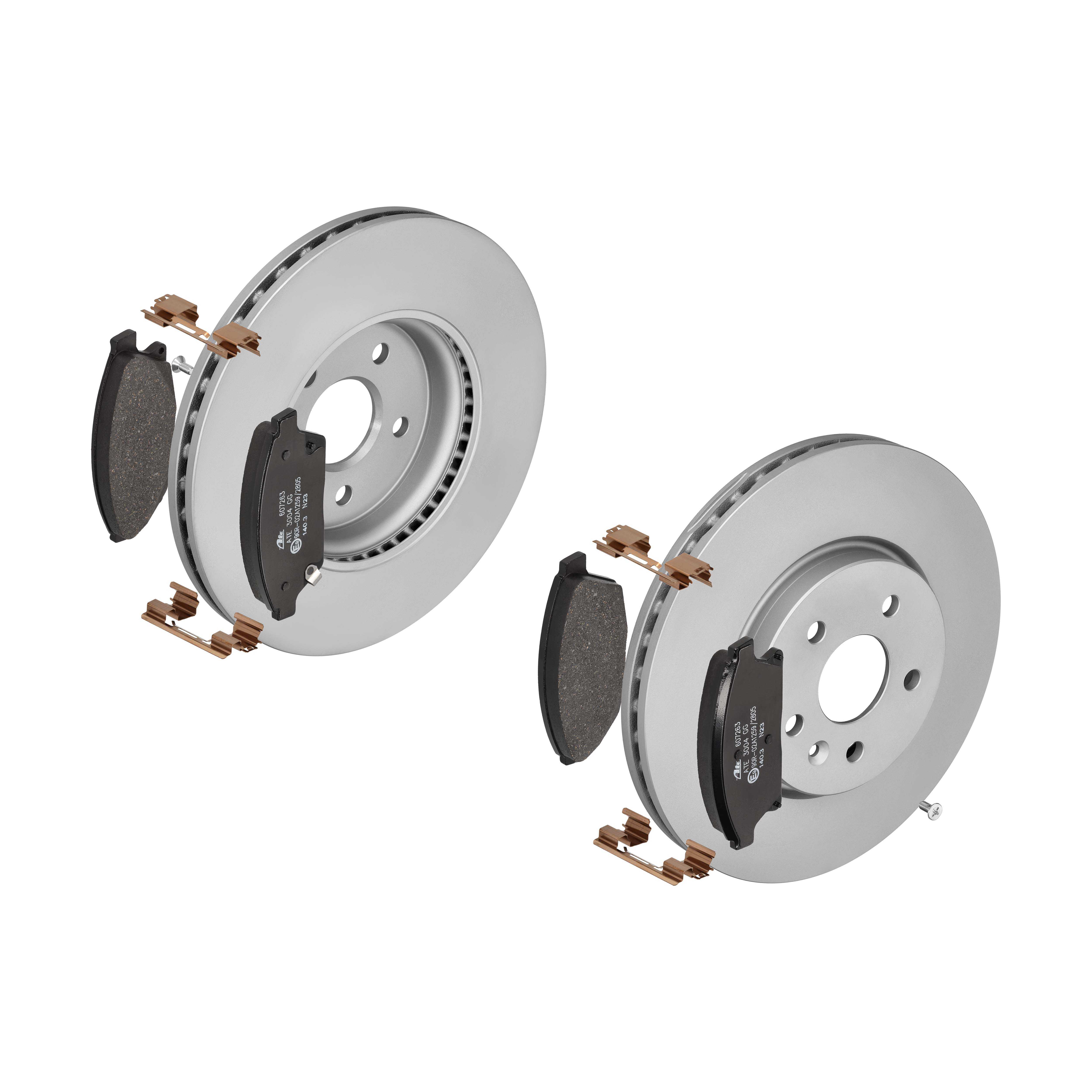ATE Bremsensatz, Scheibenbremse ijf141d7d7 Vorderachse belüftet 300mm 26mm für OPEL VAUXHALL CHEVROLET