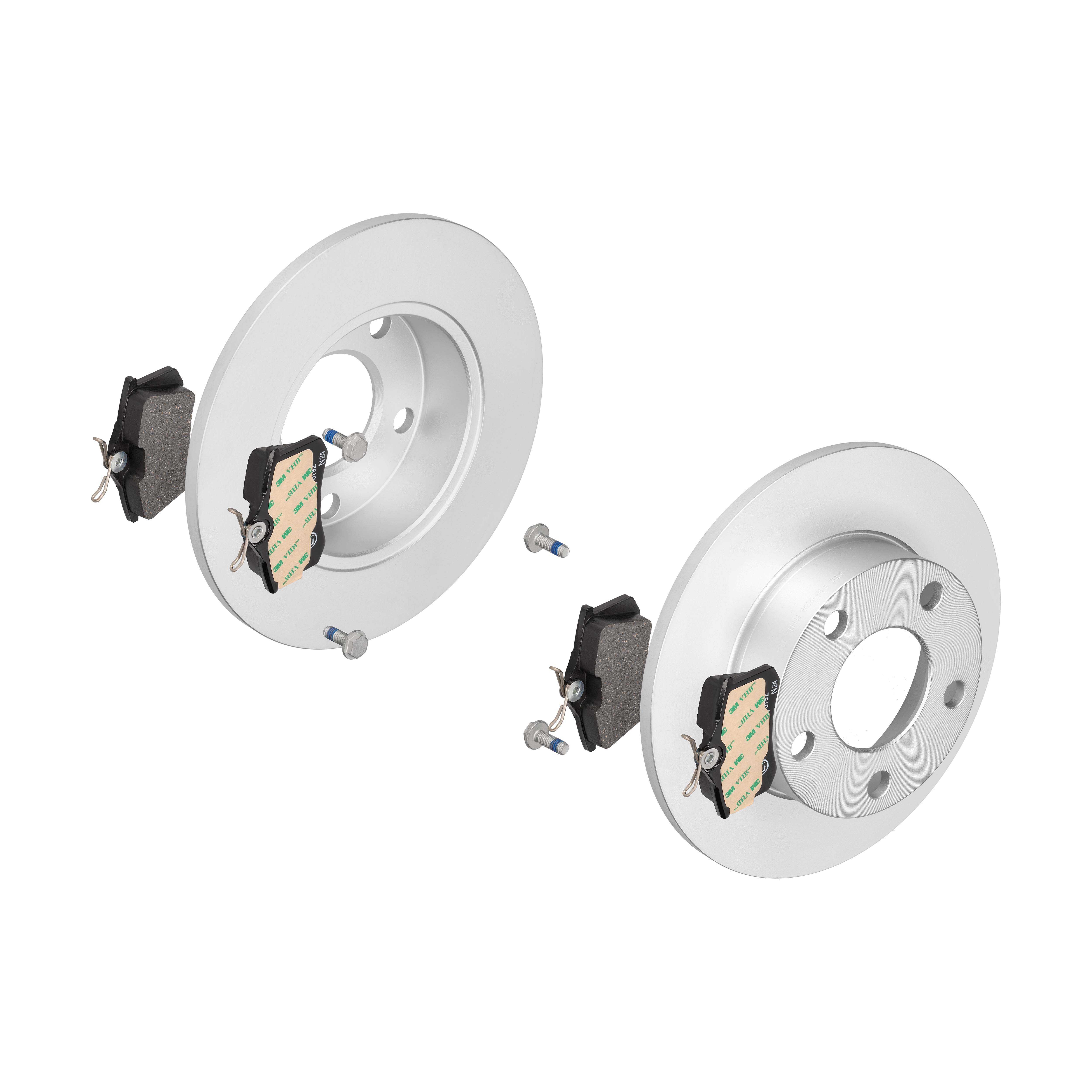 ATE Bremsensatz, Scheibenbremse ijf141gjr2 Hinterachse Voll 245mm 10mm für PEUGEOT CITROËN VAG SEAT SKODA