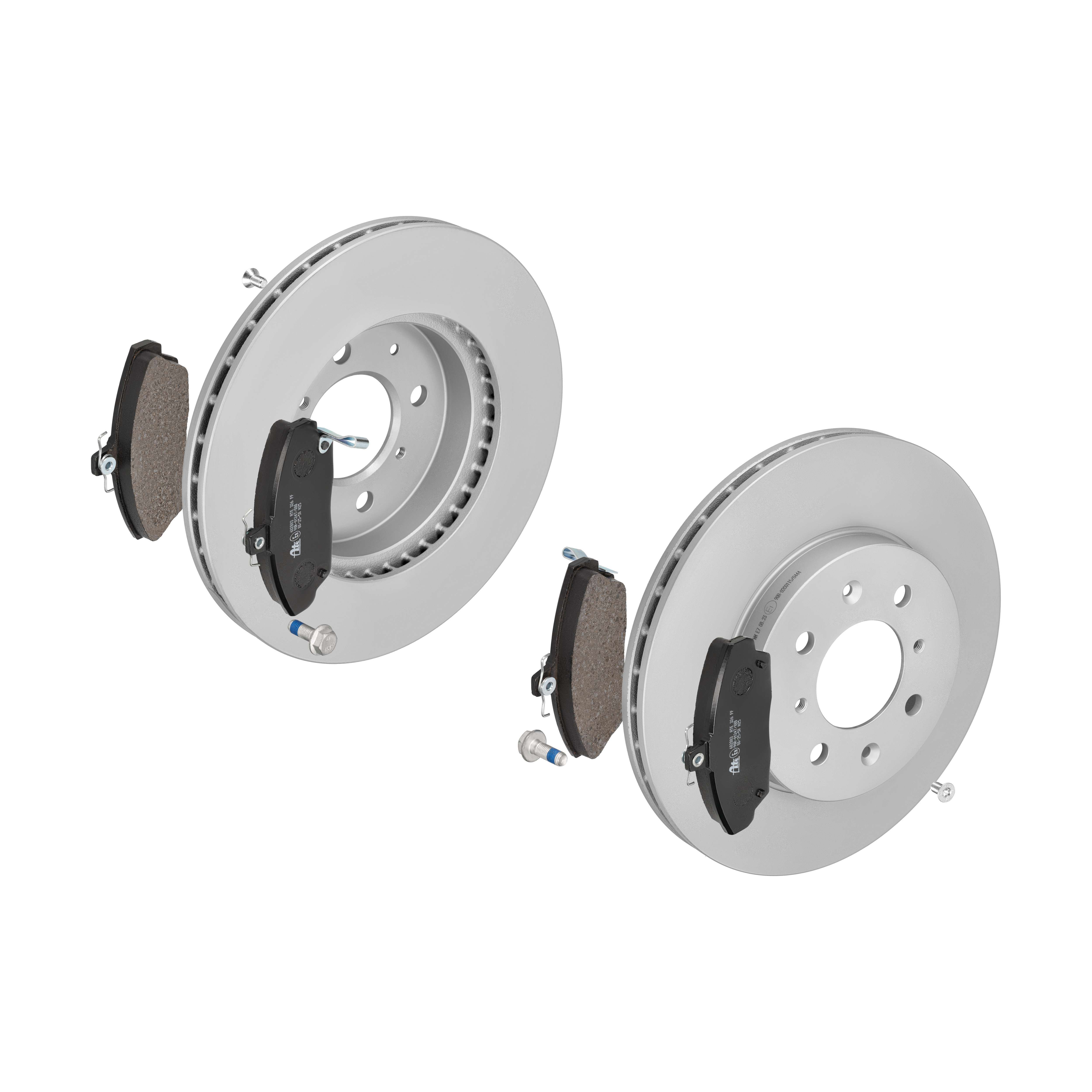ATE Bremsensatz, Scheibenbremse ijf141b6f1 Vorderachse belüftet 262mm 21mm für ROVER HONDA