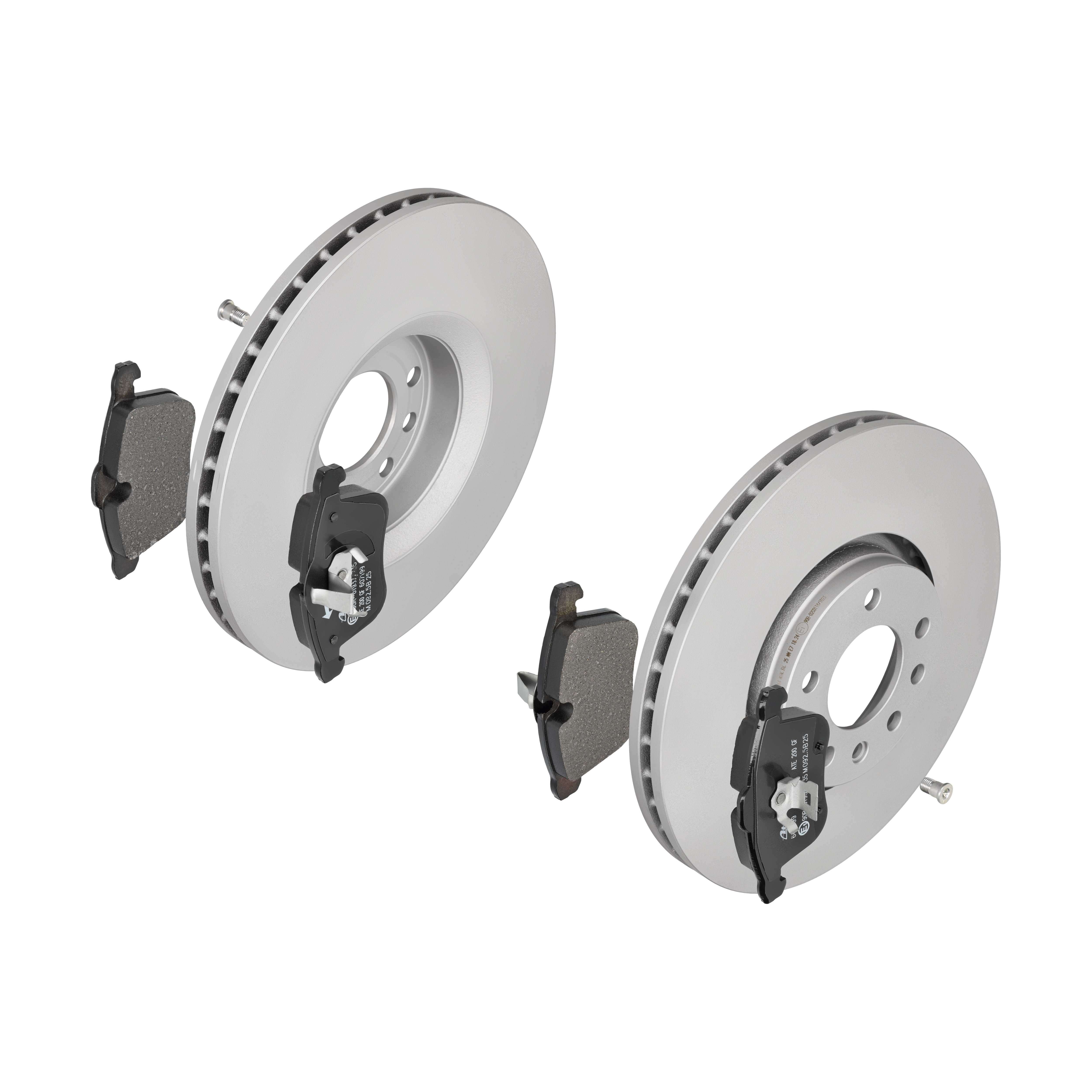 ATE Bremsensatz, Scheibenbremse ijf14193e9 Vorderachse belüftet 314mm 28mm für OPEL VAUXHALL SAAB
