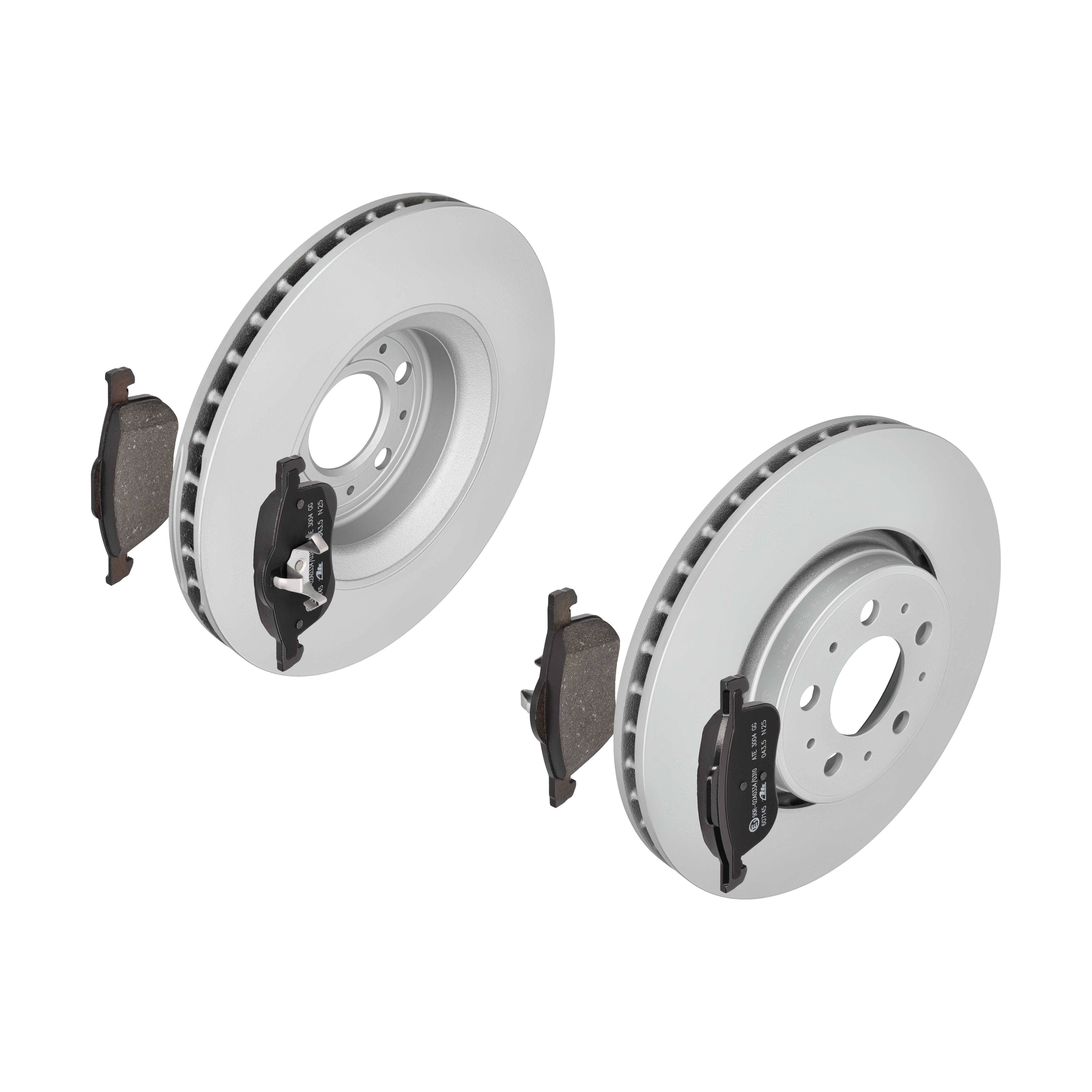 ATE Bremsensatz, Scheibenbremse ijf141c5a7 Vorderachse belüftet 320mm 28mm für VOLVO