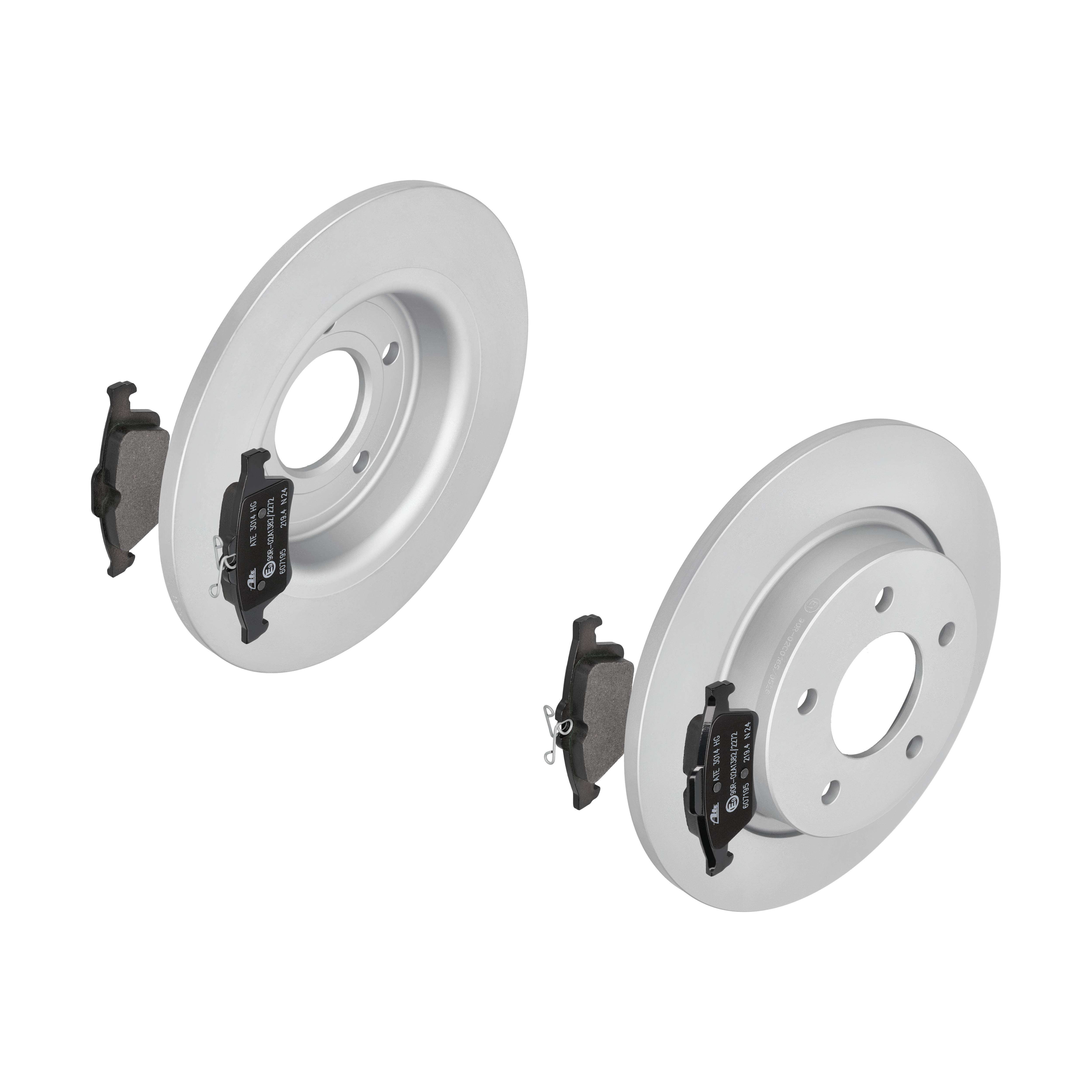 ATE Bremsensatz, Scheibenbremse ijzjsgl3t4 Hinterachse Voll 280mm 11mm für FORD VAUXHALL OPEL VOLVO GENERAL MOTORS MAZDA