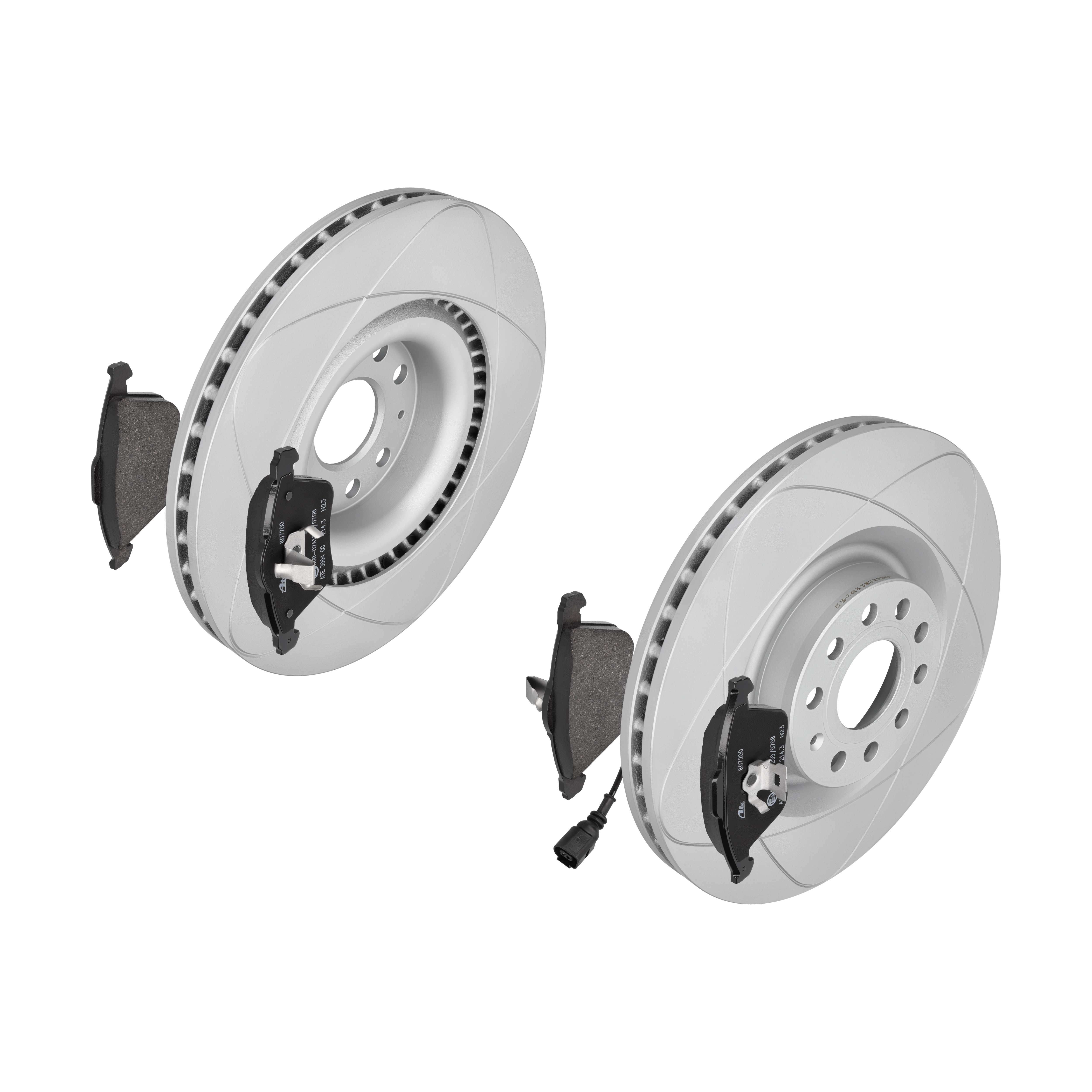 ATE Bremsensatz, Scheibenbremse ijzjsggto5 Vorderachse belüftet 345mm 30mm für VAG SKODA